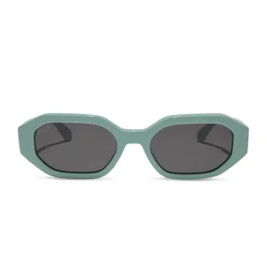 ALLEGRA - STEEL TEAL   GREY   POLARIZED SUNGLASSES