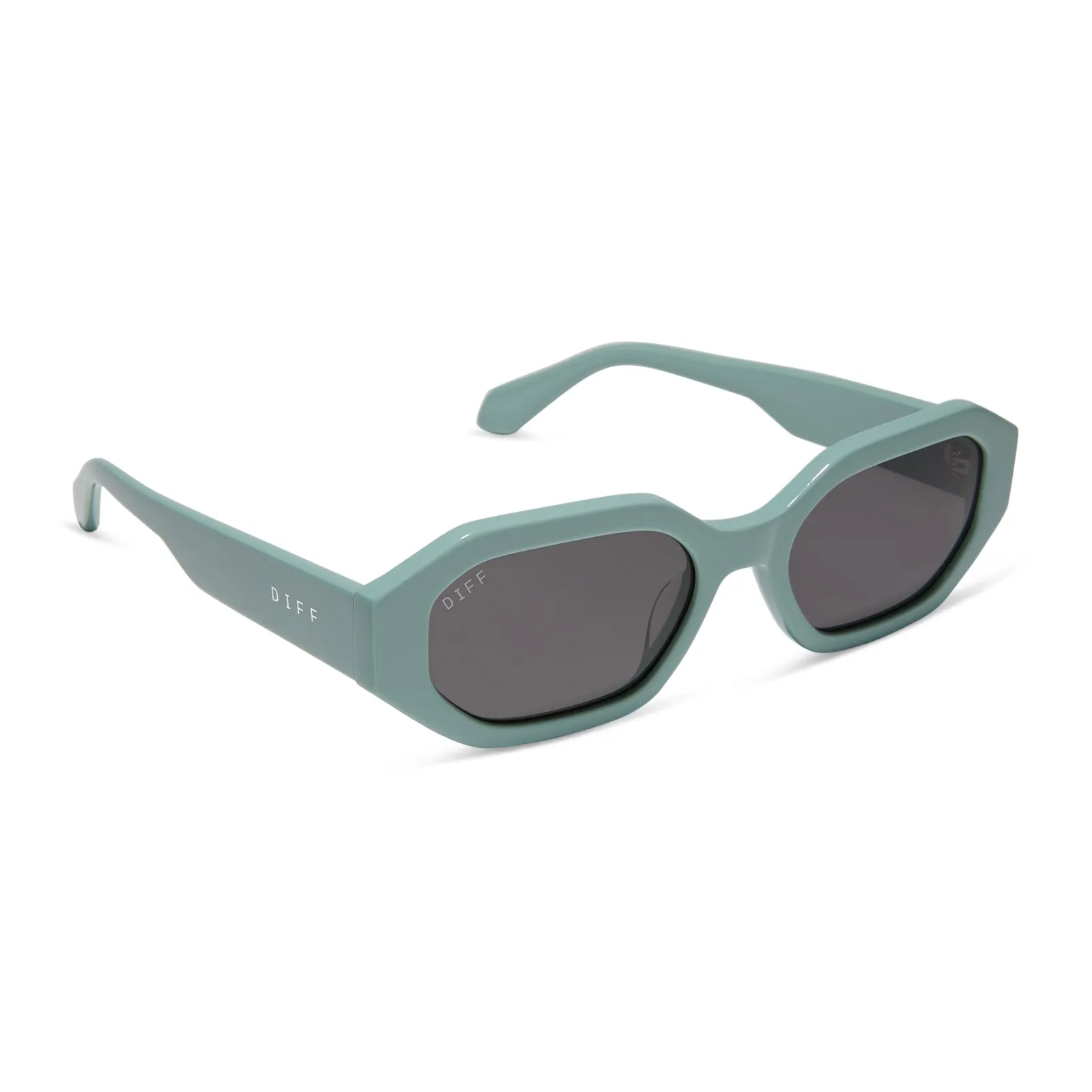ALLEGRA - STEEL TEAL   GREY   POLARIZED SUNGLASSES