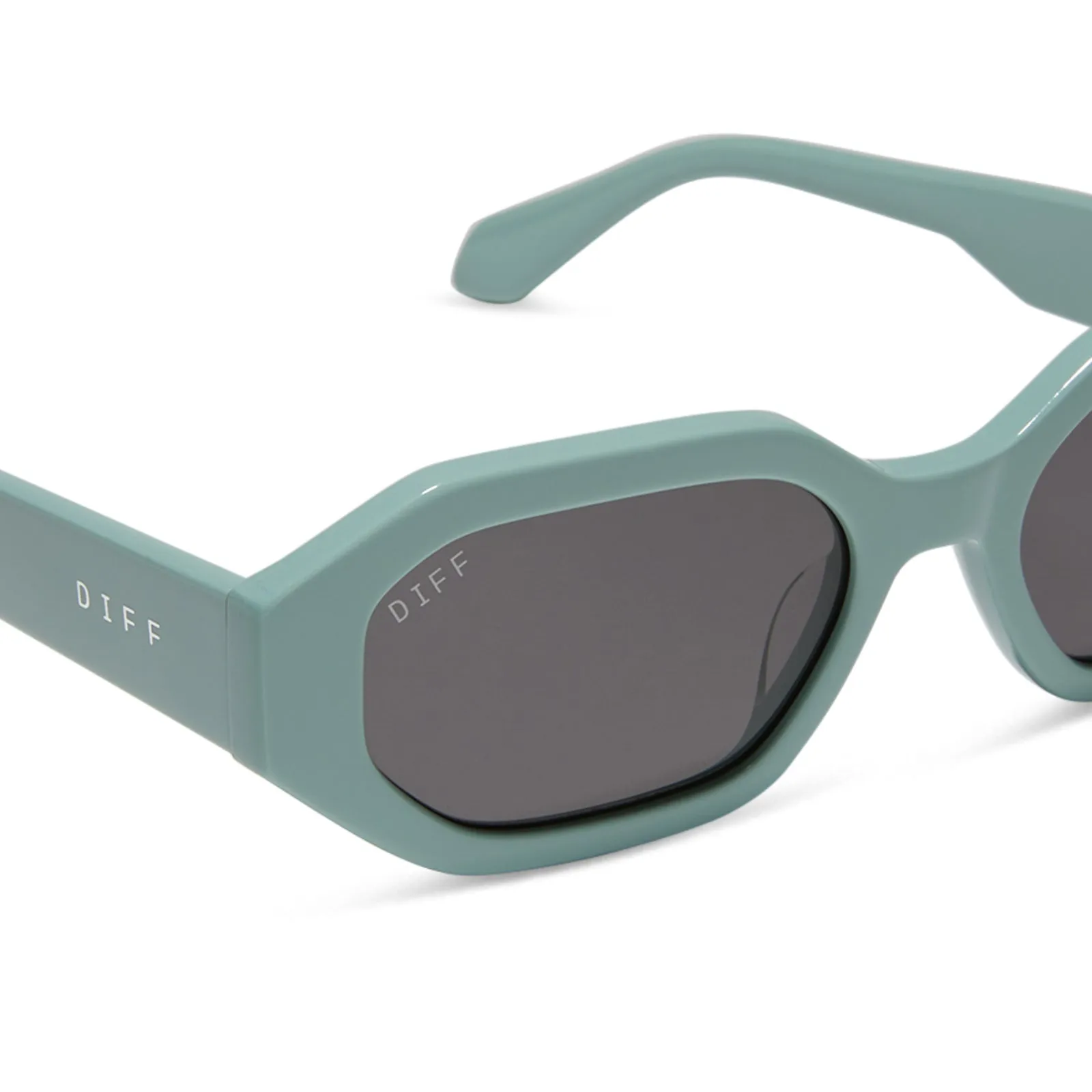 ALLEGRA - STEEL TEAL   GREY   POLARIZED SUNGLASSES