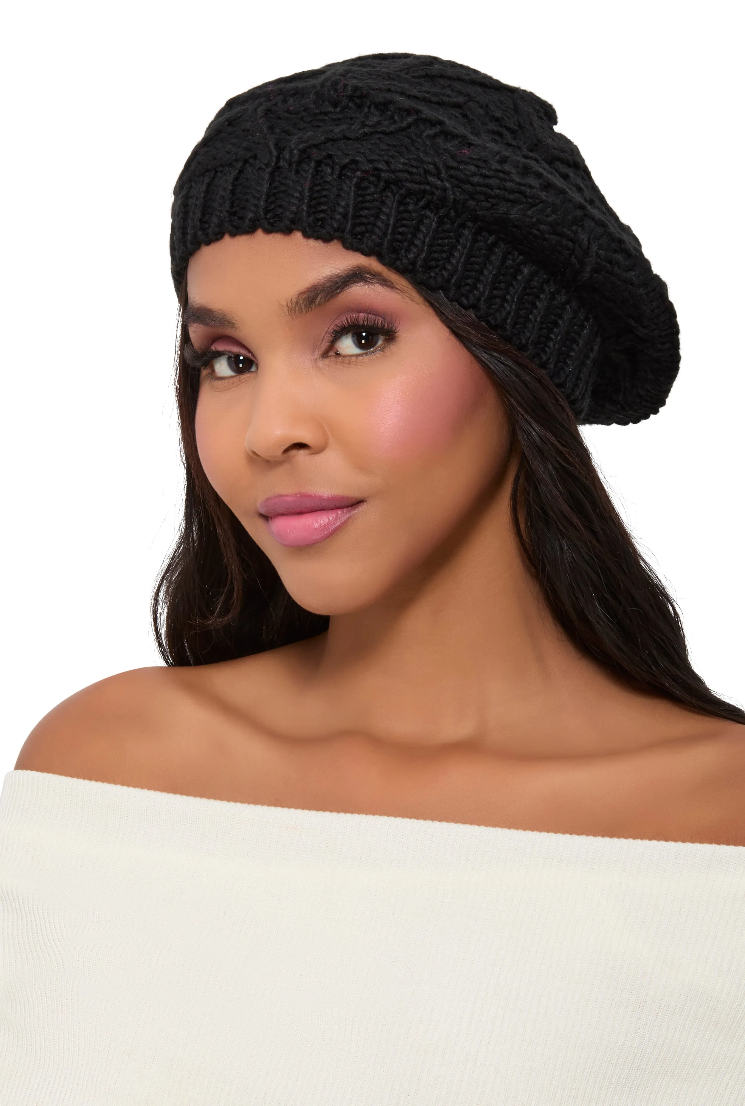 Aran Knit Beret