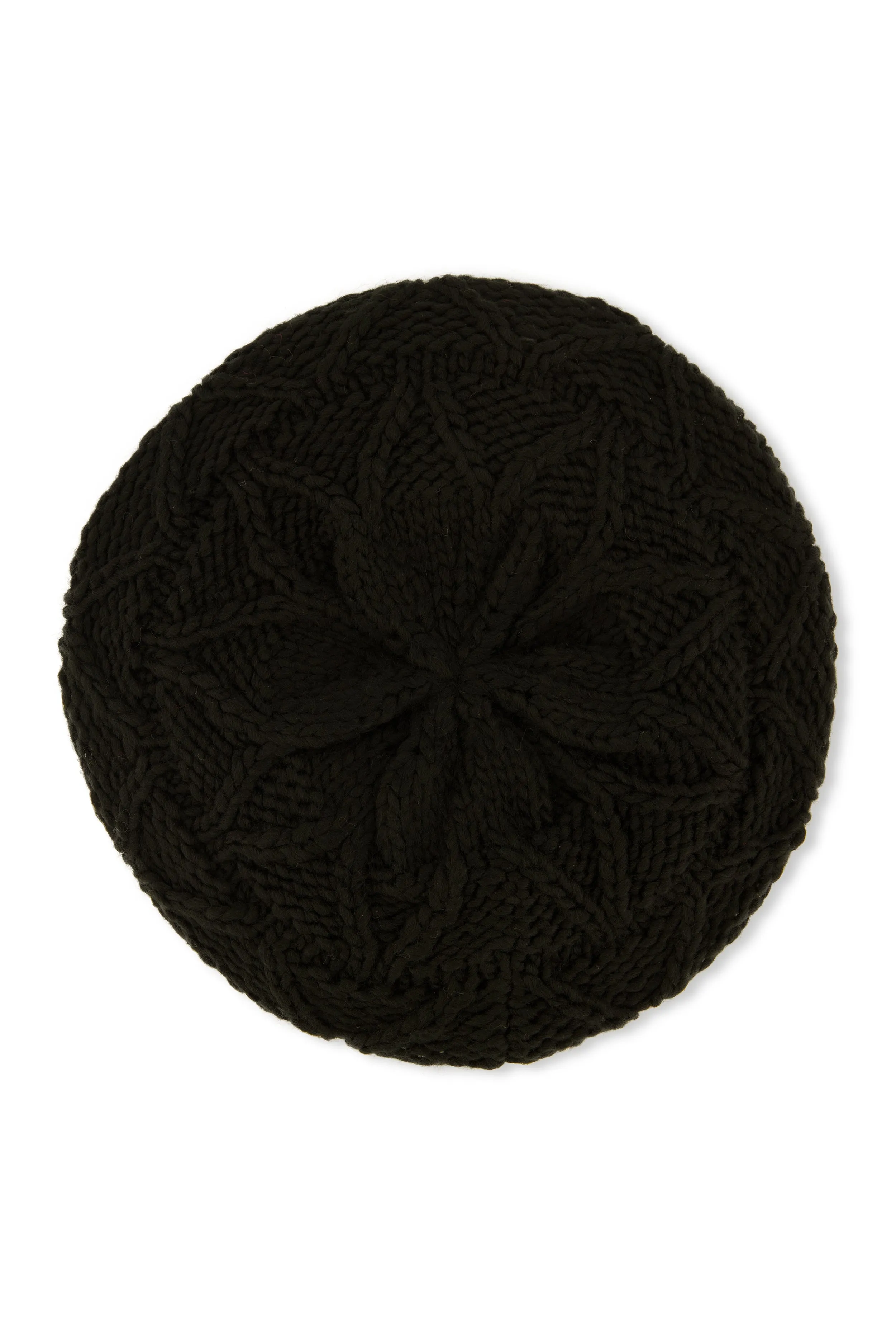 Aran Knit Beret