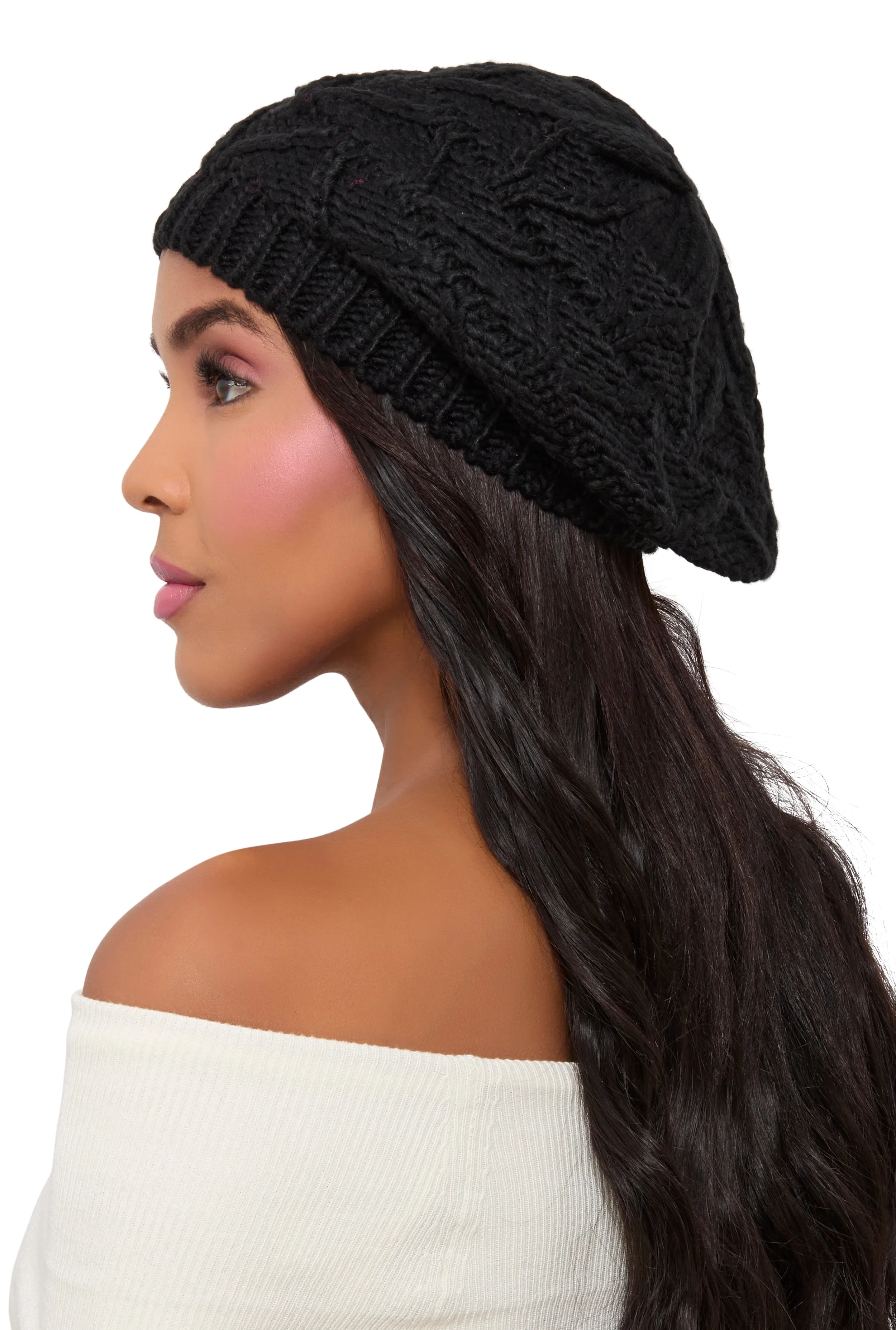Aran Knit Beret