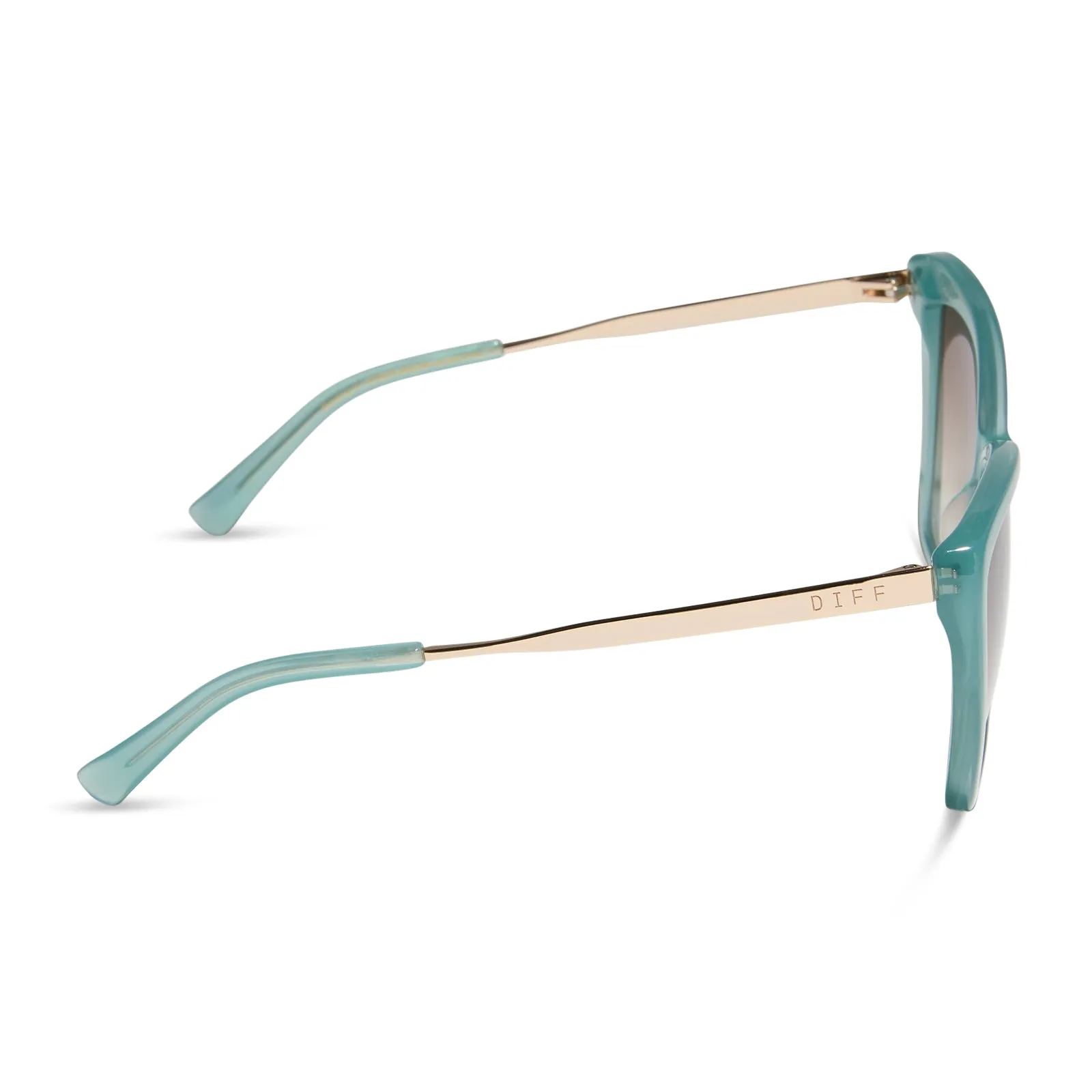 BECKY II - AQUATIC AWE   BROWN GRADIENT SUNGLASSES