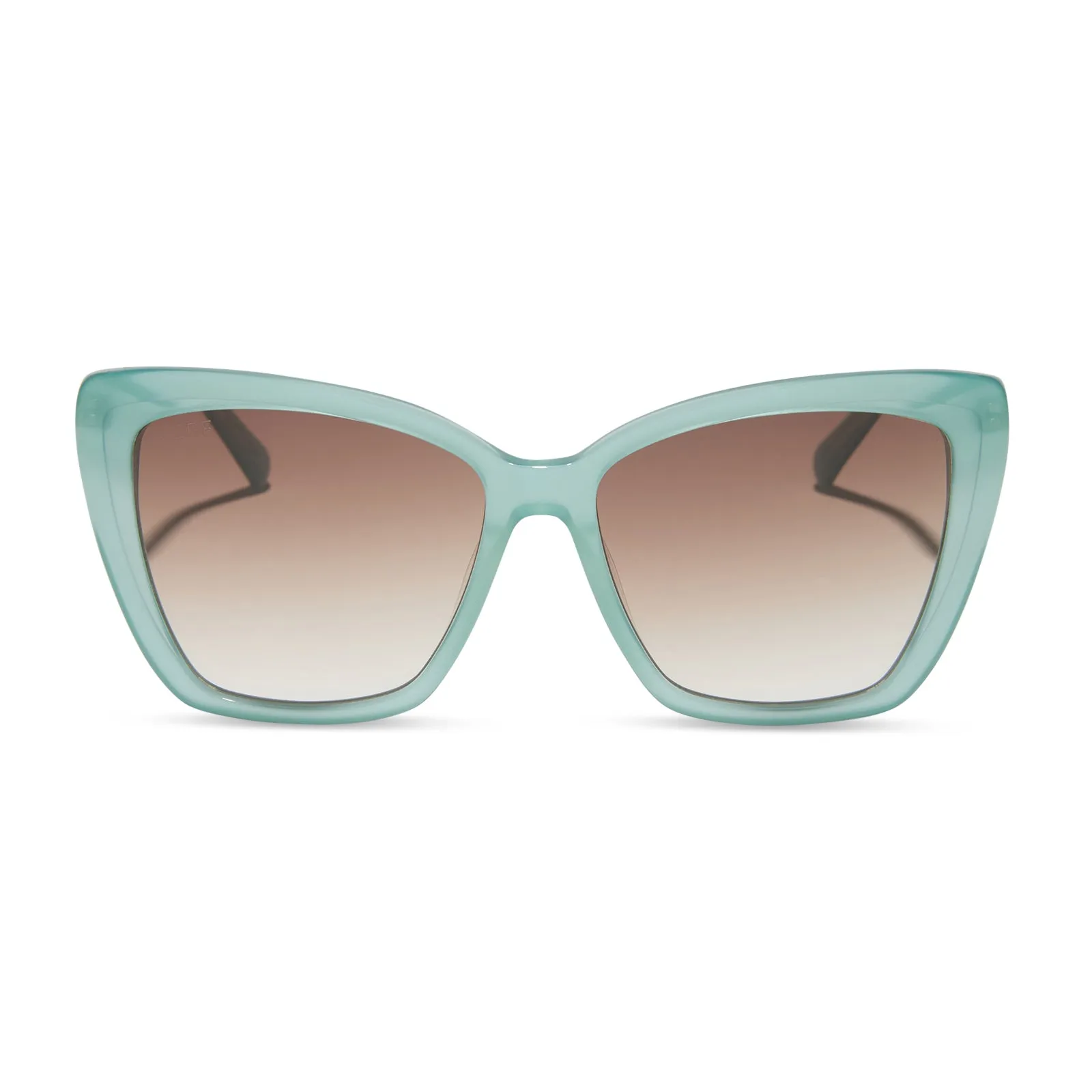BECKY II - AQUATIC AWE   BROWN GRADIENT SUNGLASSES
