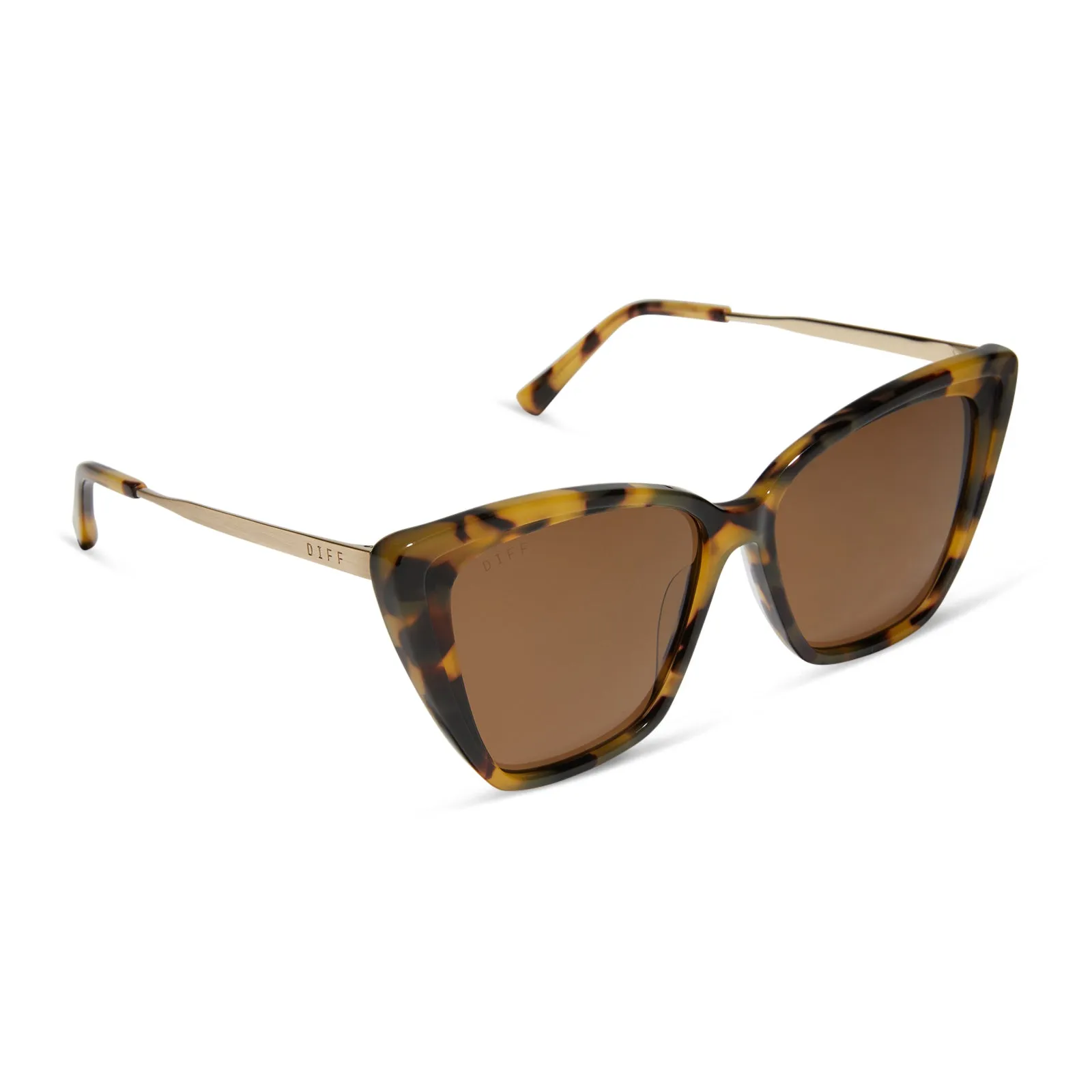 BECKY II - BROWN KOMBU   BROWN   POLARIZED SUNGLASSES