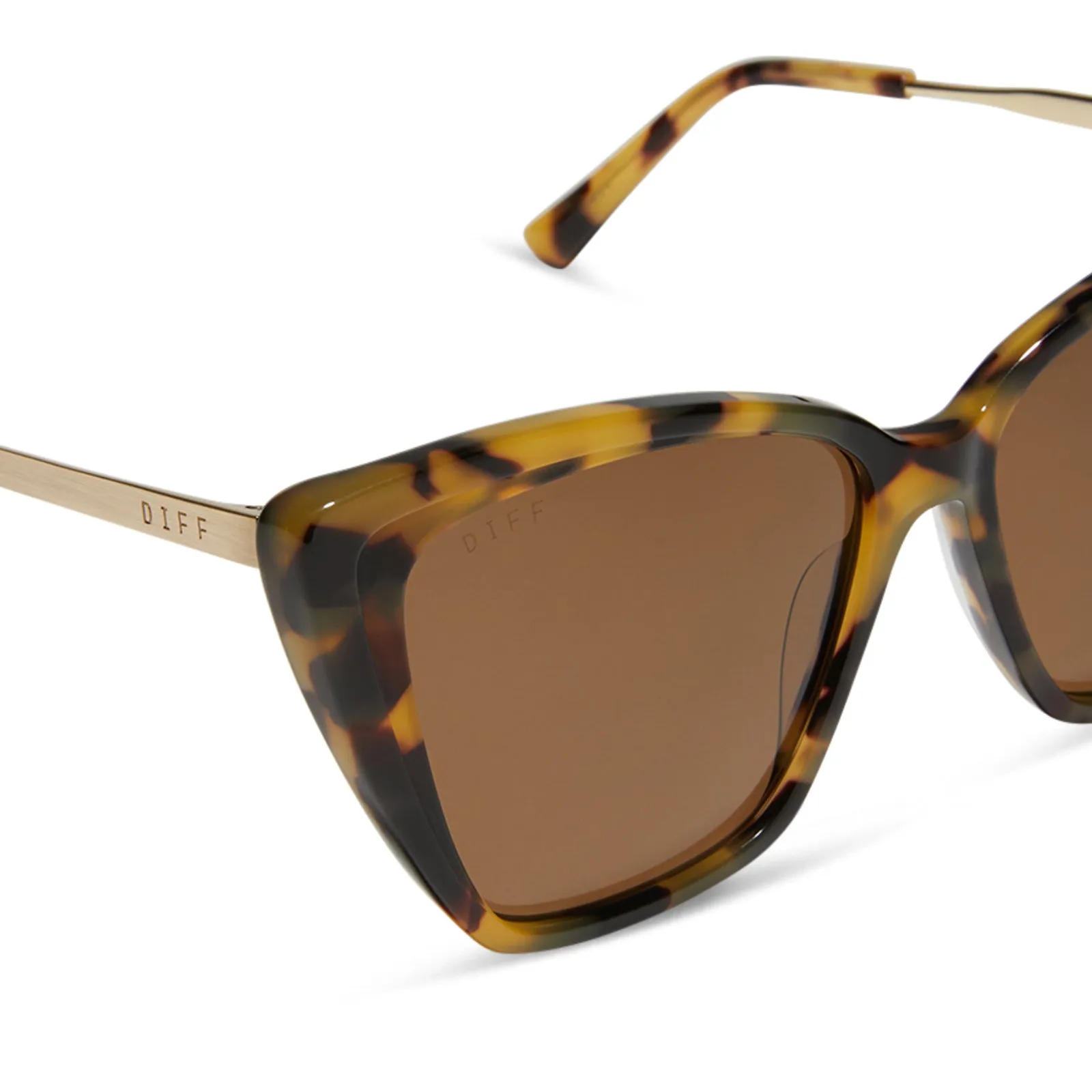 BECKY II - BROWN KOMBU   BROWN   POLARIZED SUNGLASSES