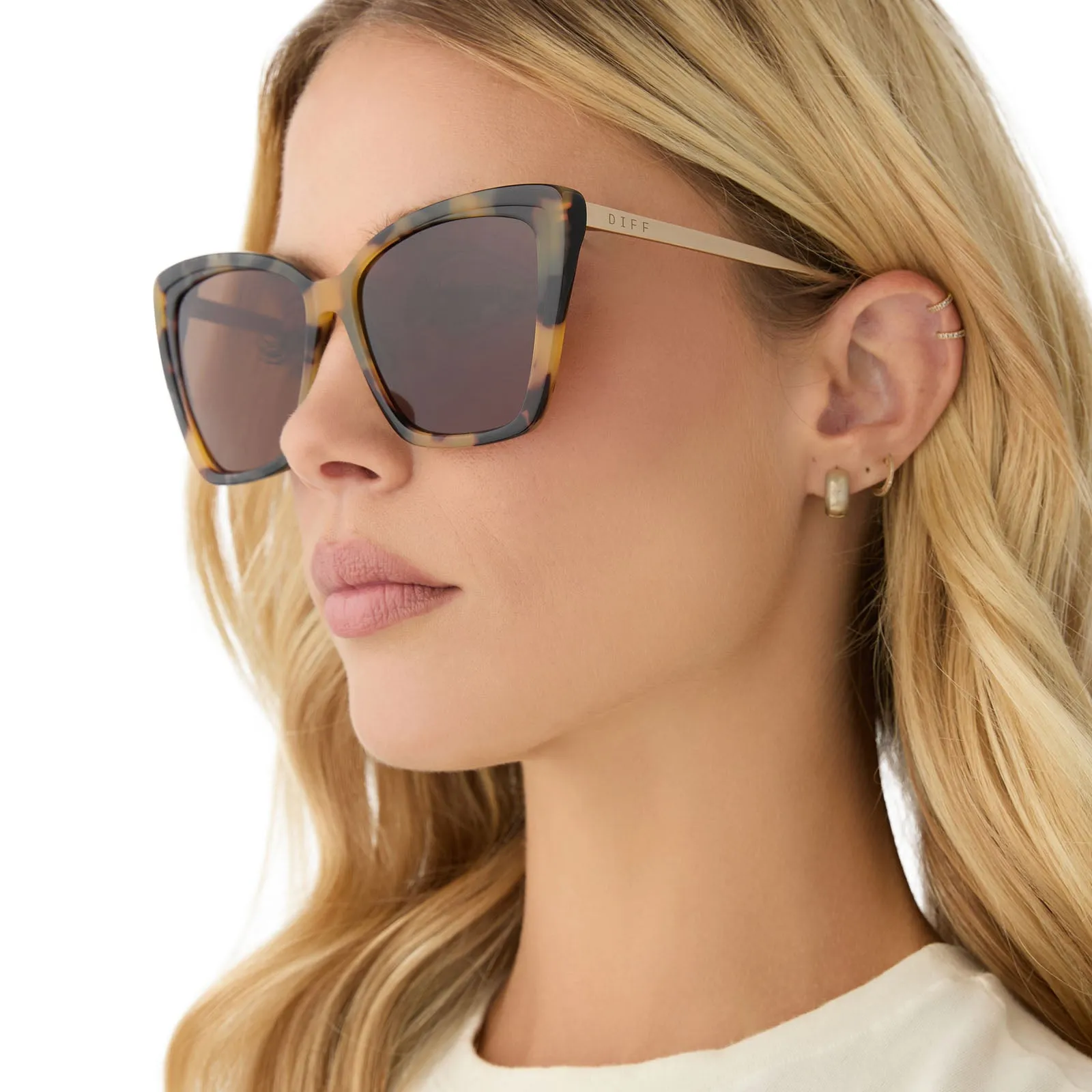 BECKY II - BROWN KOMBU   BROWN   POLARIZED SUNGLASSES