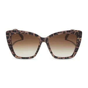 BECKY II - LEOPARD TORTOISE   BROWN GRADIENT SUNGLASSES