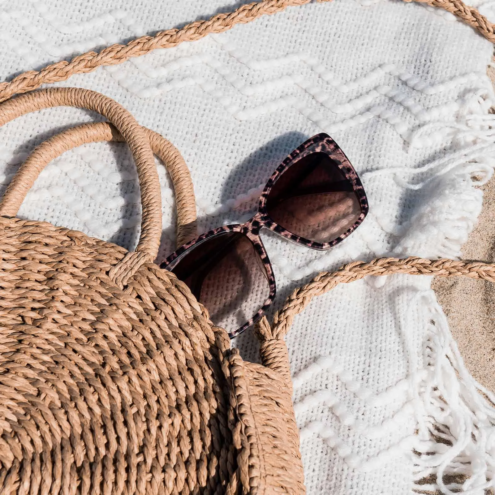 BECKY II - LEOPARD TORTOISE   BROWN GRADIENT SUNGLASSES