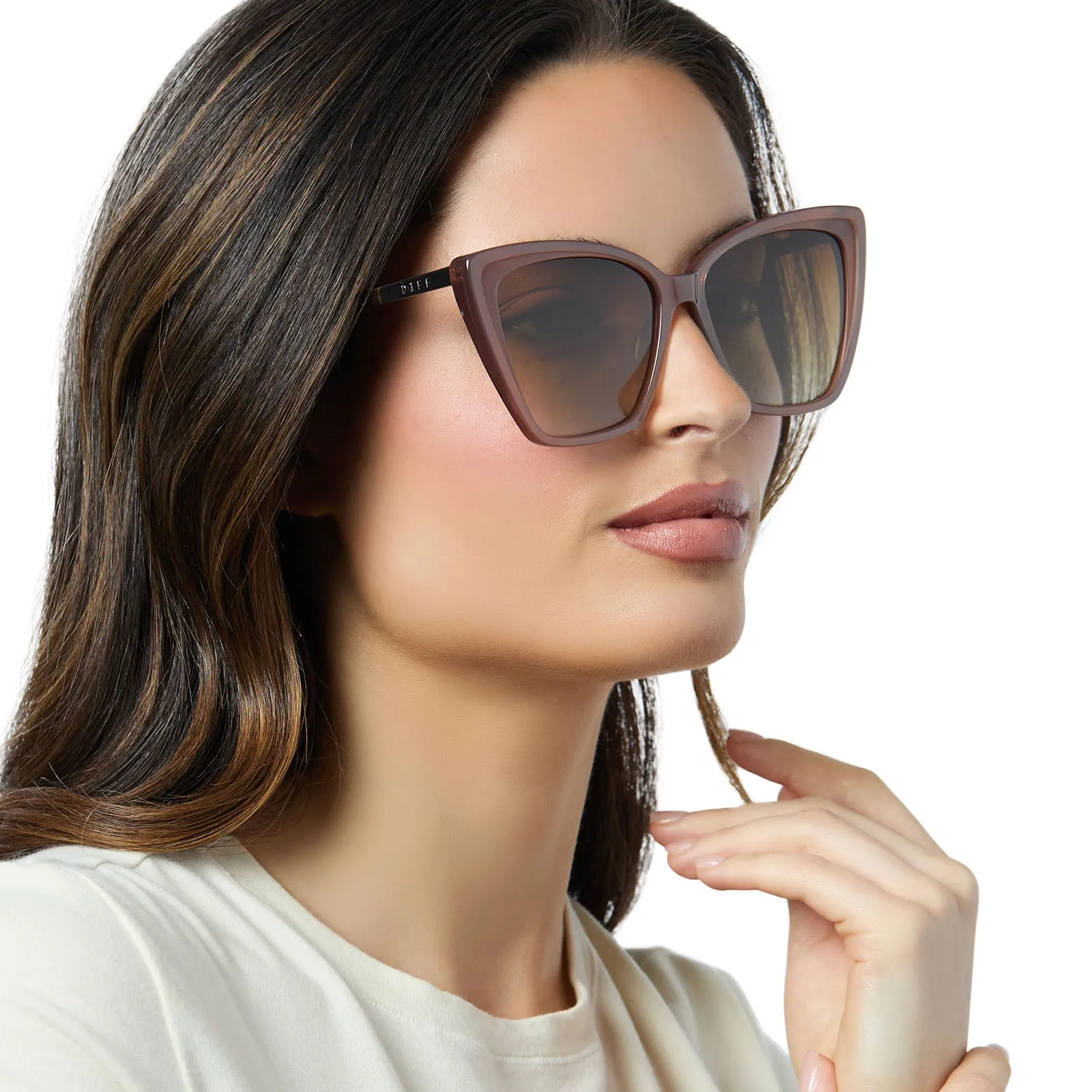BECKY II - MACCHIATO   BROWN GRADIENT   POLARIZED SUNGLASSES