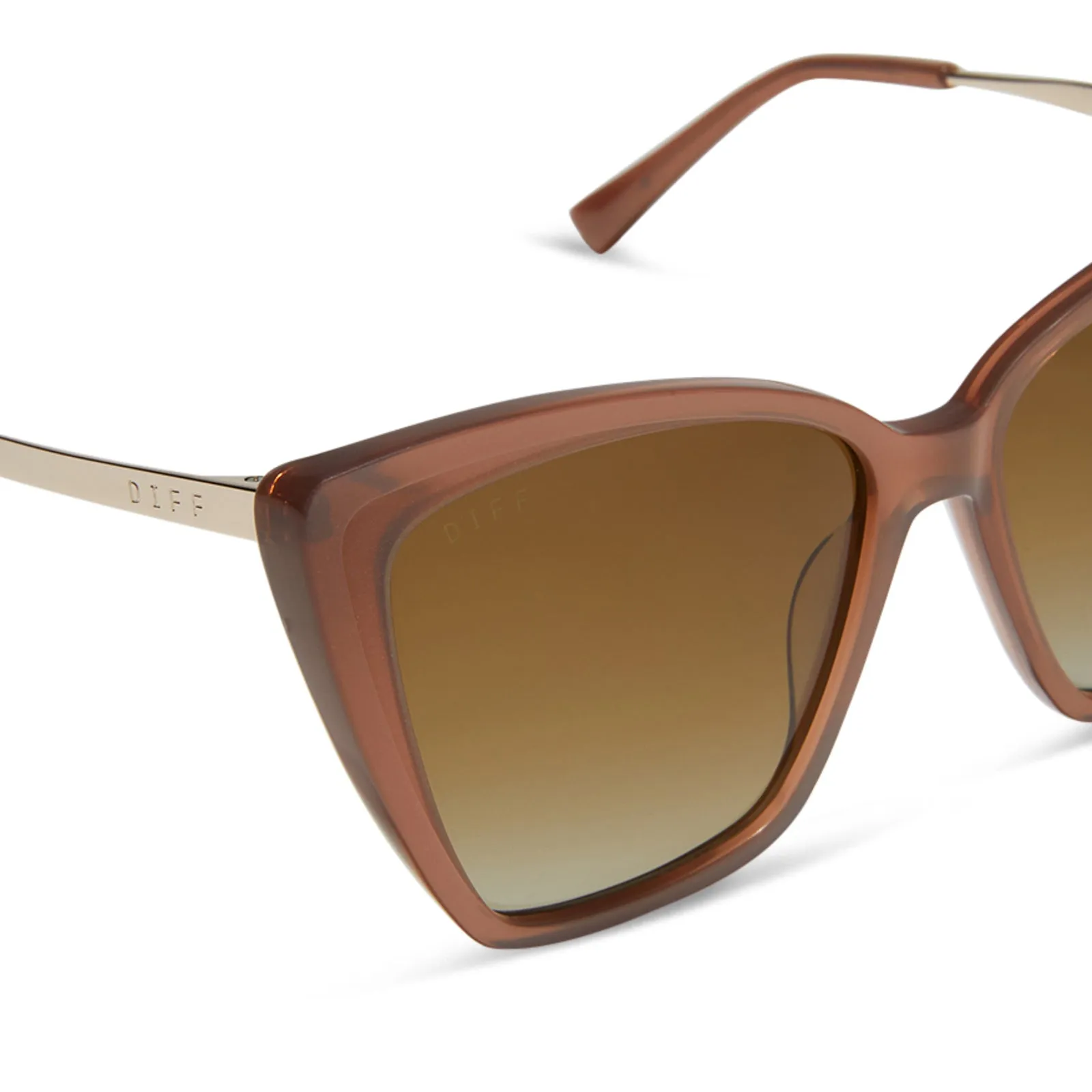 BECKY II - MACCHIATO   BROWN GRADIENT   POLARIZED SUNGLASSES