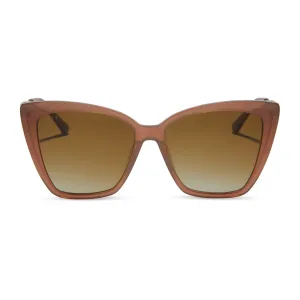BECKY II - MACCHIATO   BROWN GRADIENT   POLARIZED SUNGLASSES