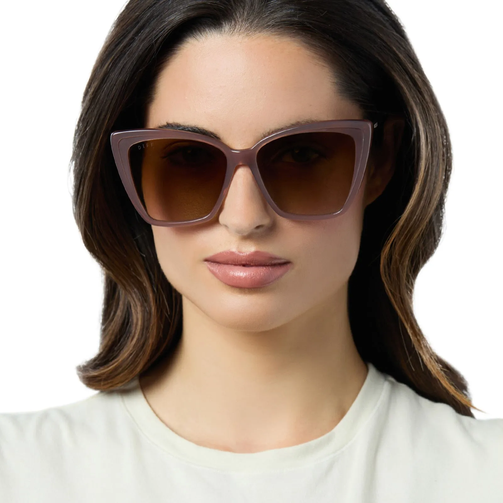 BECKY II - MACCHIATO   BROWN GRADIENT   POLARIZED SUNGLASSES