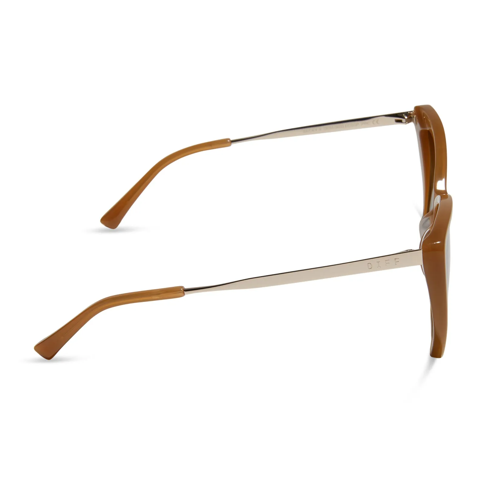 BECKY II - SALTED CARAMEL   BROWN GRADIENT   POLARIZED SUNGLASSES