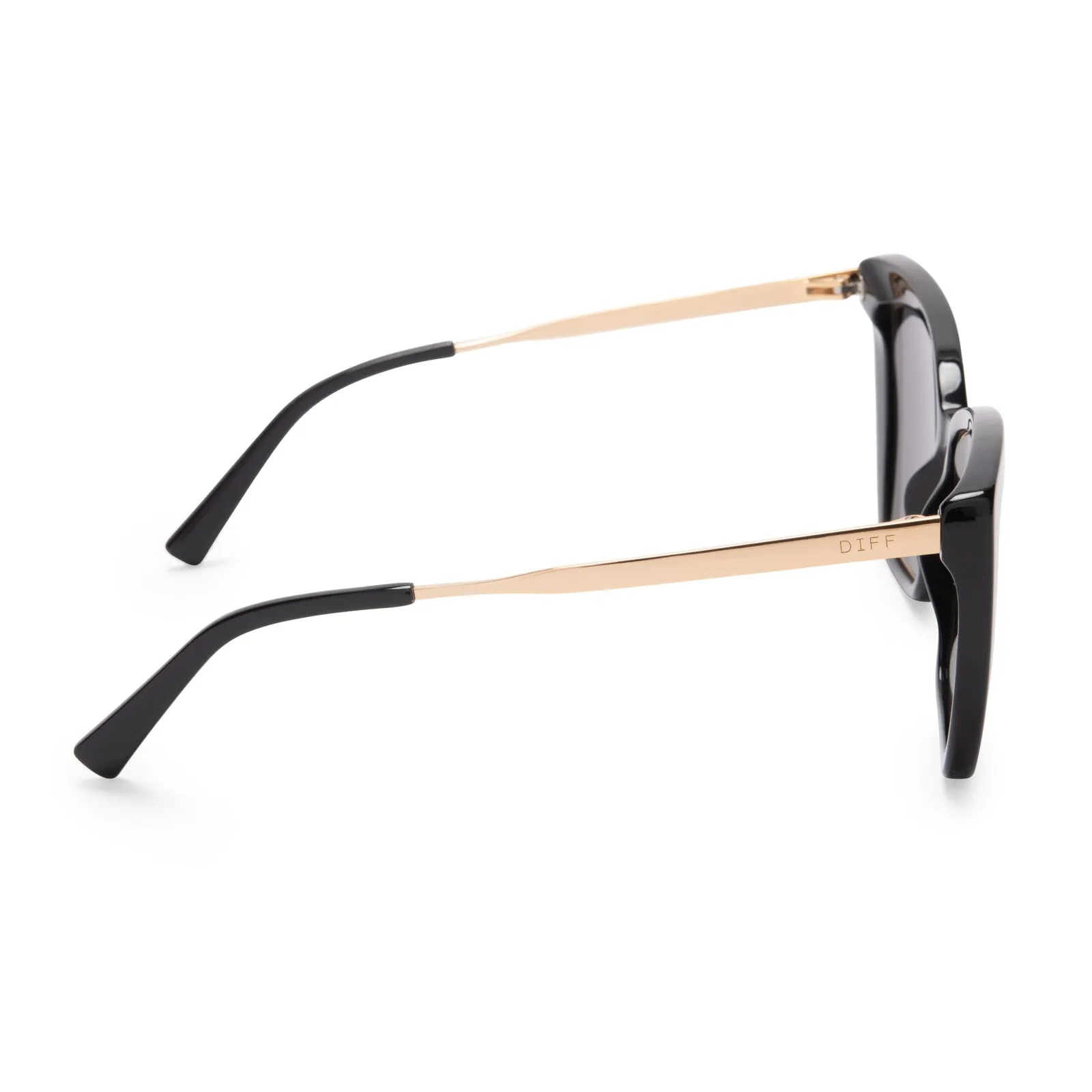 BECKY IV - BLACK   GREY POLARIZED SUNGLASSES