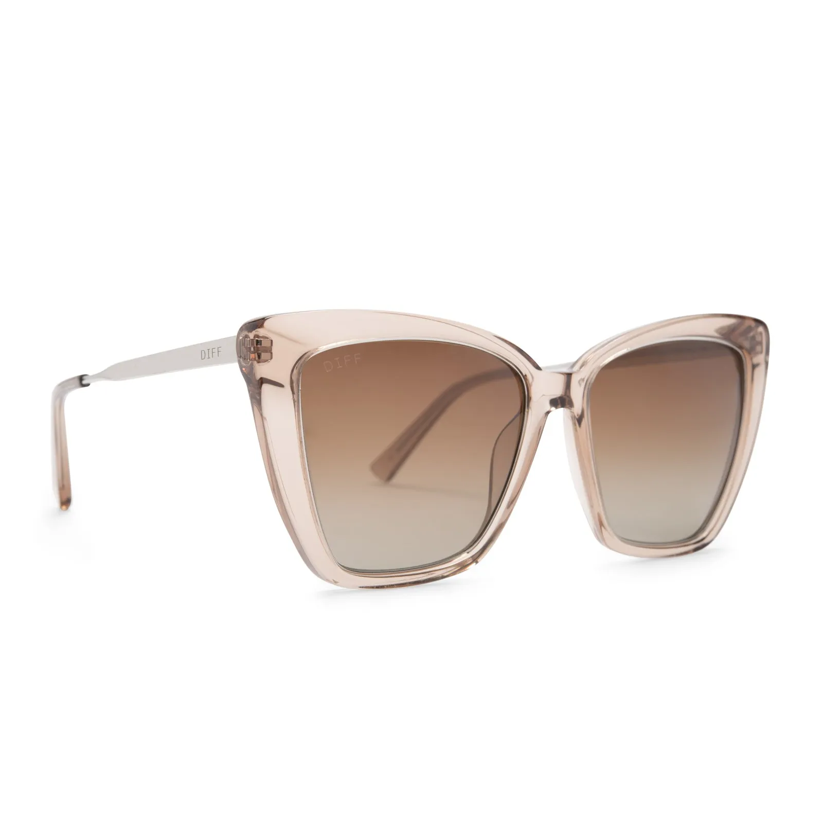 BECKY IV - VINTAGE CRYSTAL   BROWN GRADIENT SUNGLASSES