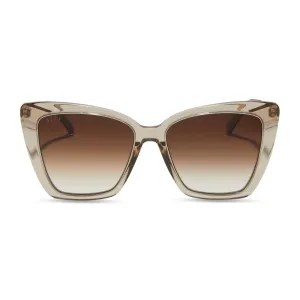 BECKY IV - VINTAGE CRYSTAL   BROWN GRADIENT SUNGLASSES