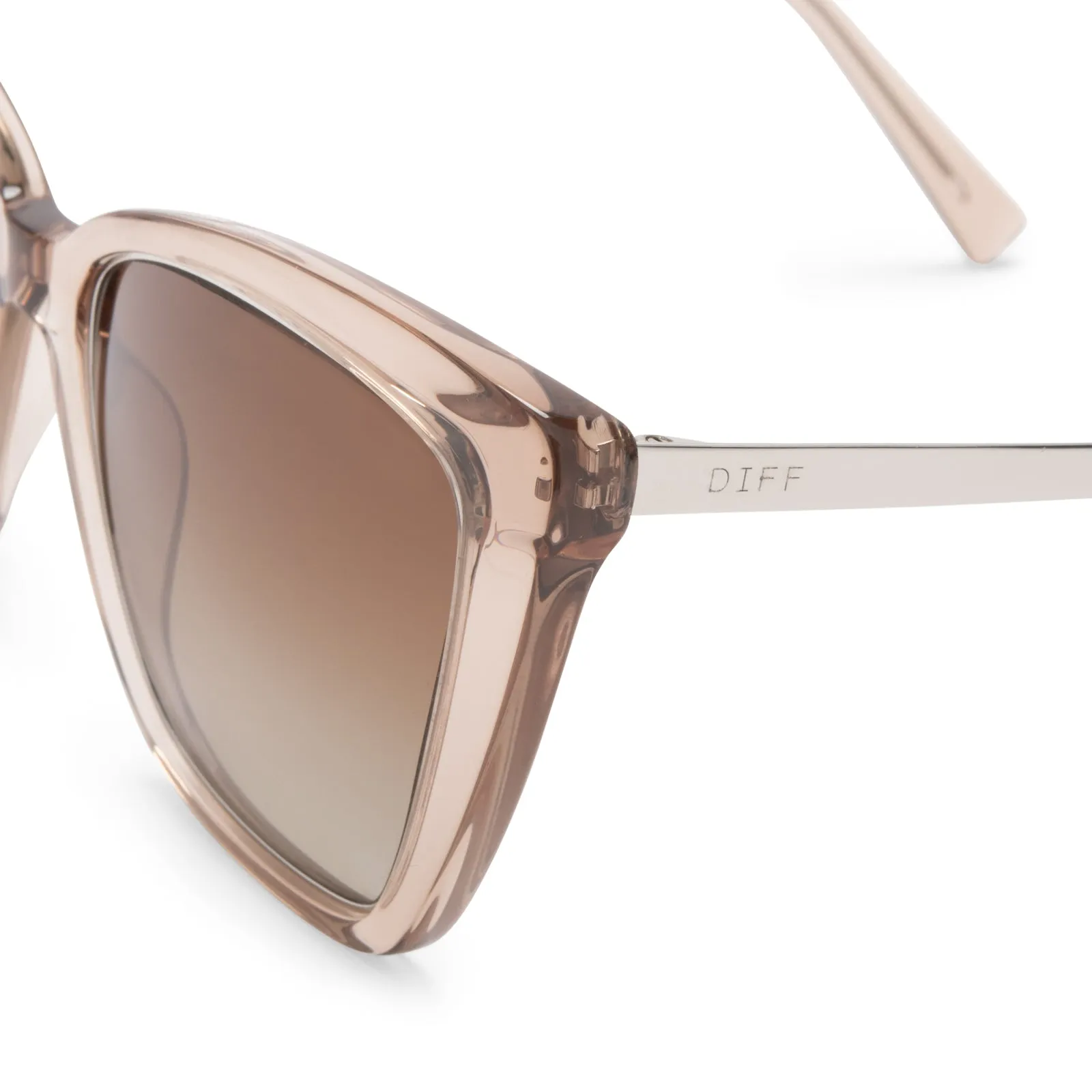 BECKY IV - VINTAGE CRYSTAL   BROWN GRADIENT SUNGLASSES