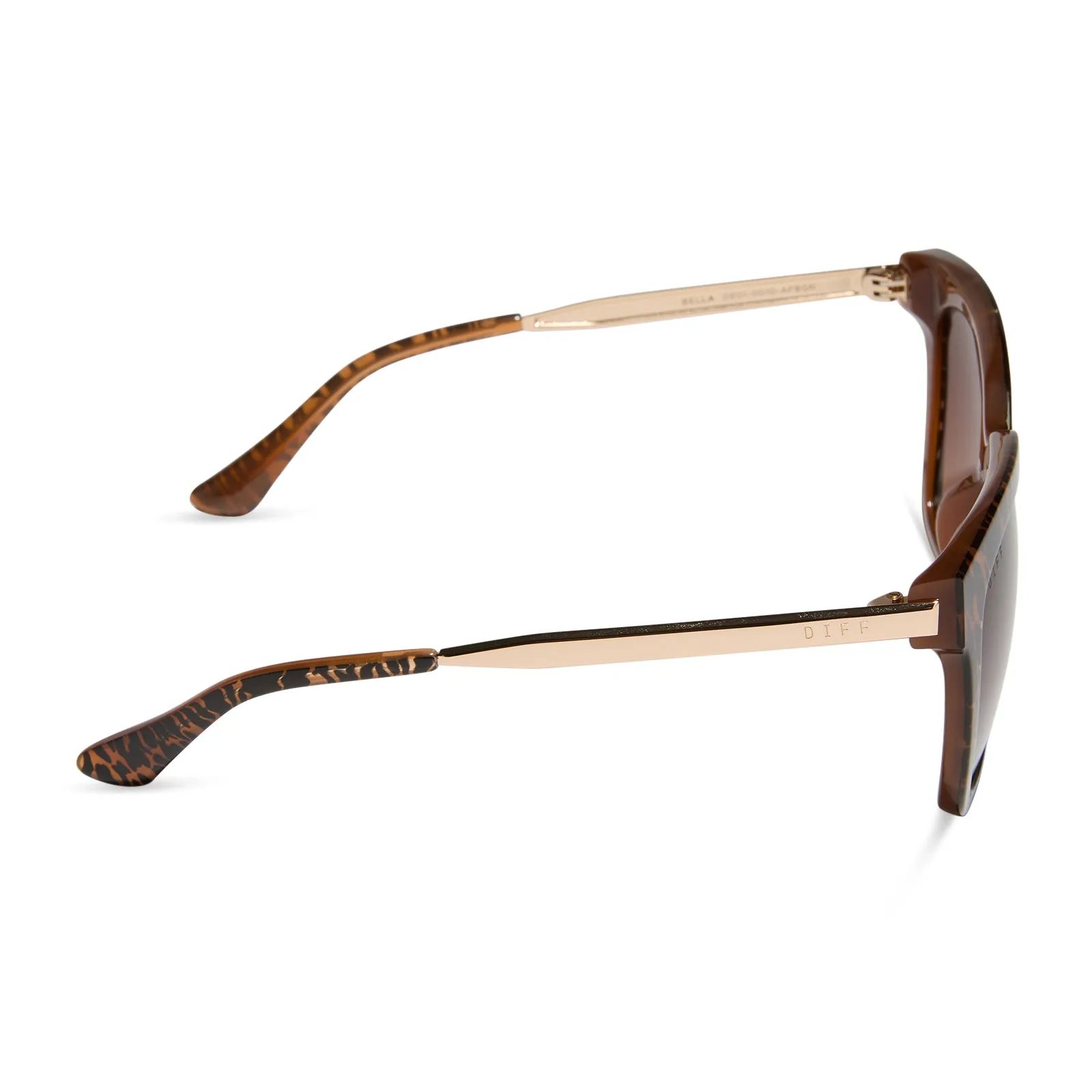 BELLA - ANIMAL   BROWN GRADIENT SUNGLASSES