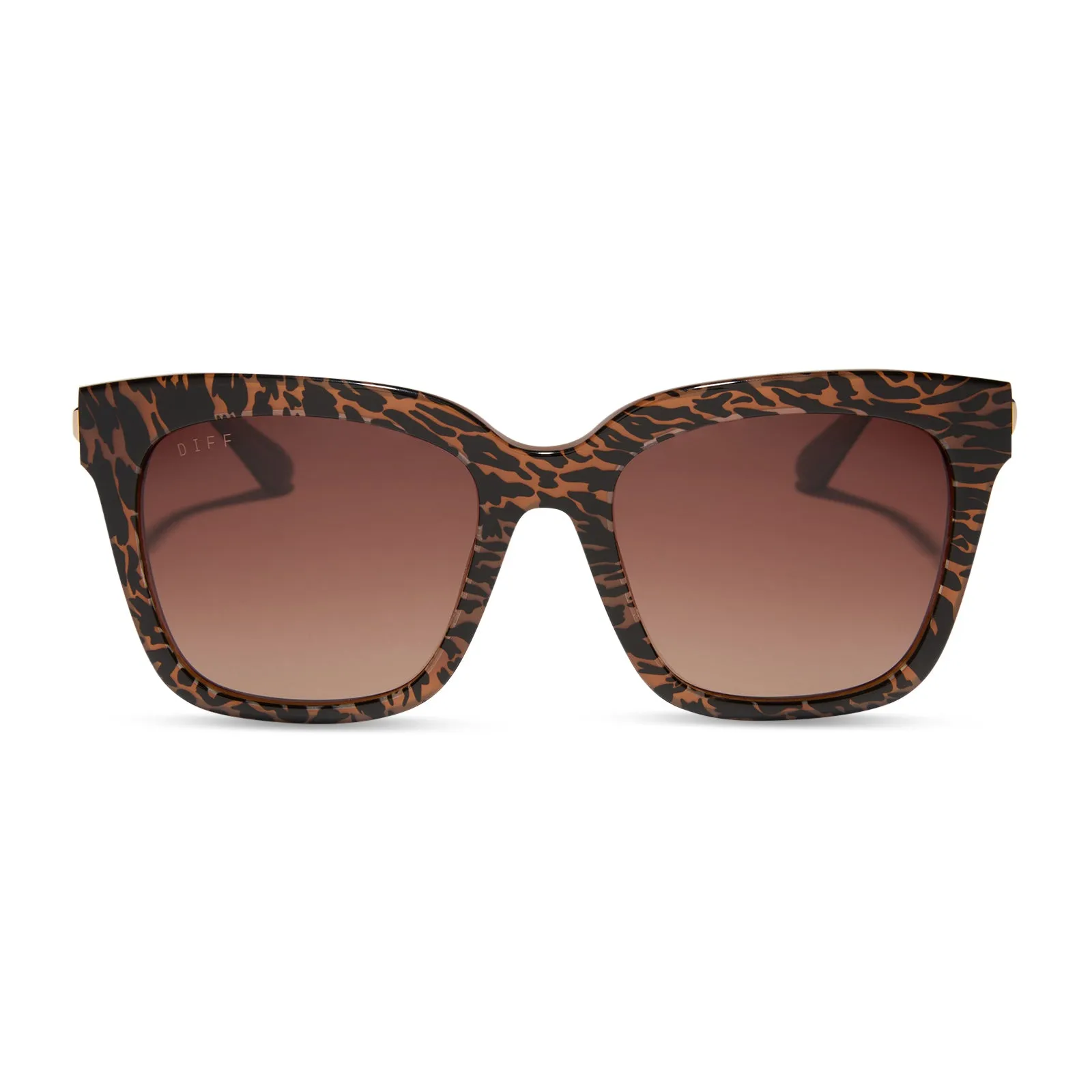BELLA - ANIMAL   BROWN GRADIENT SUNGLASSES