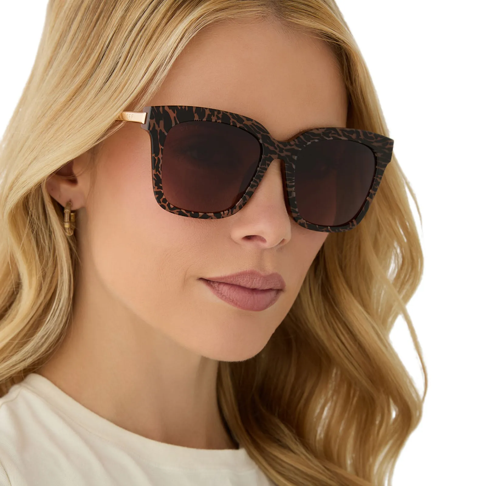 BELLA - ANIMAL   BROWN GRADIENT SUNGLASSES