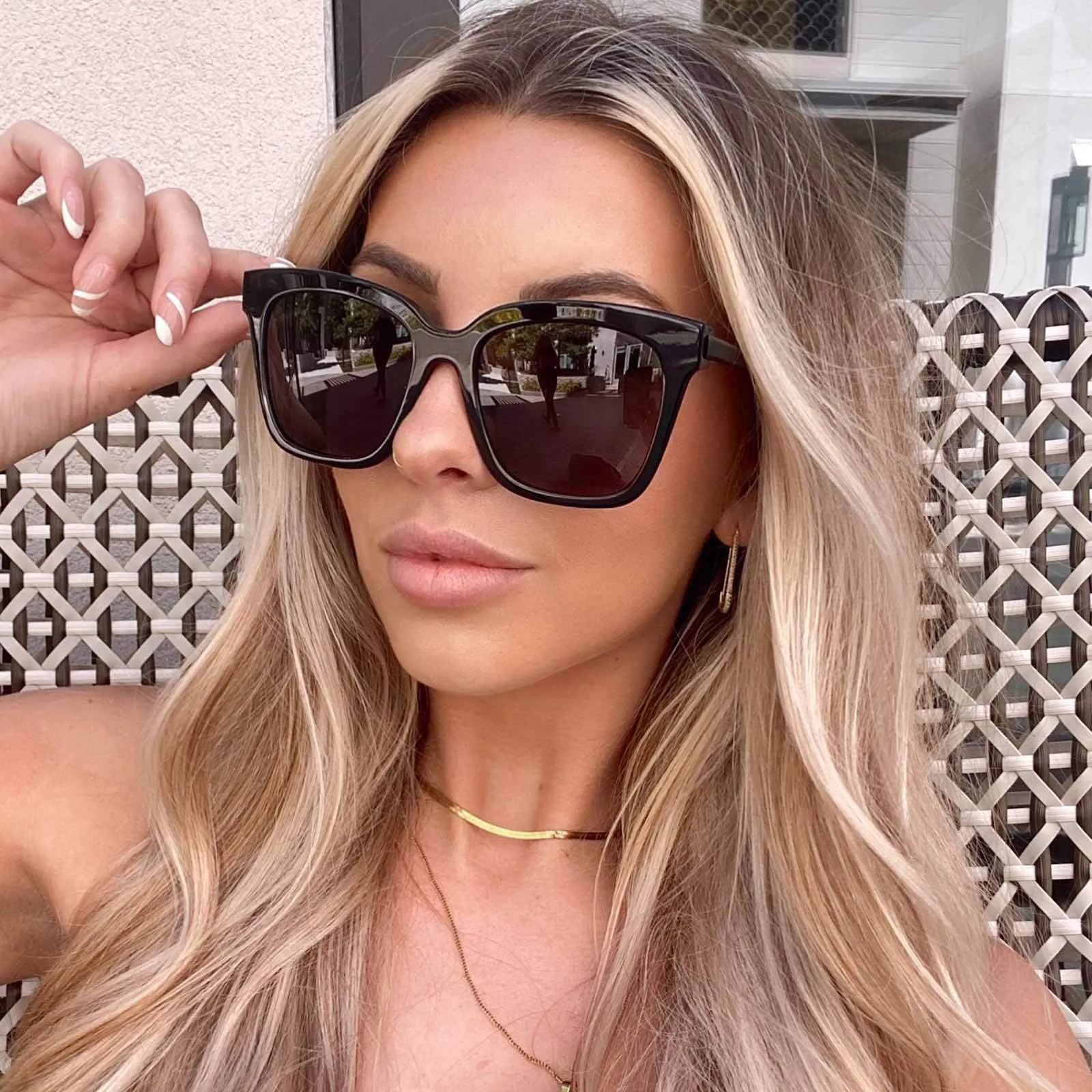 BELLA - BLACK   GREY   POLARIZED SUNGLASSES