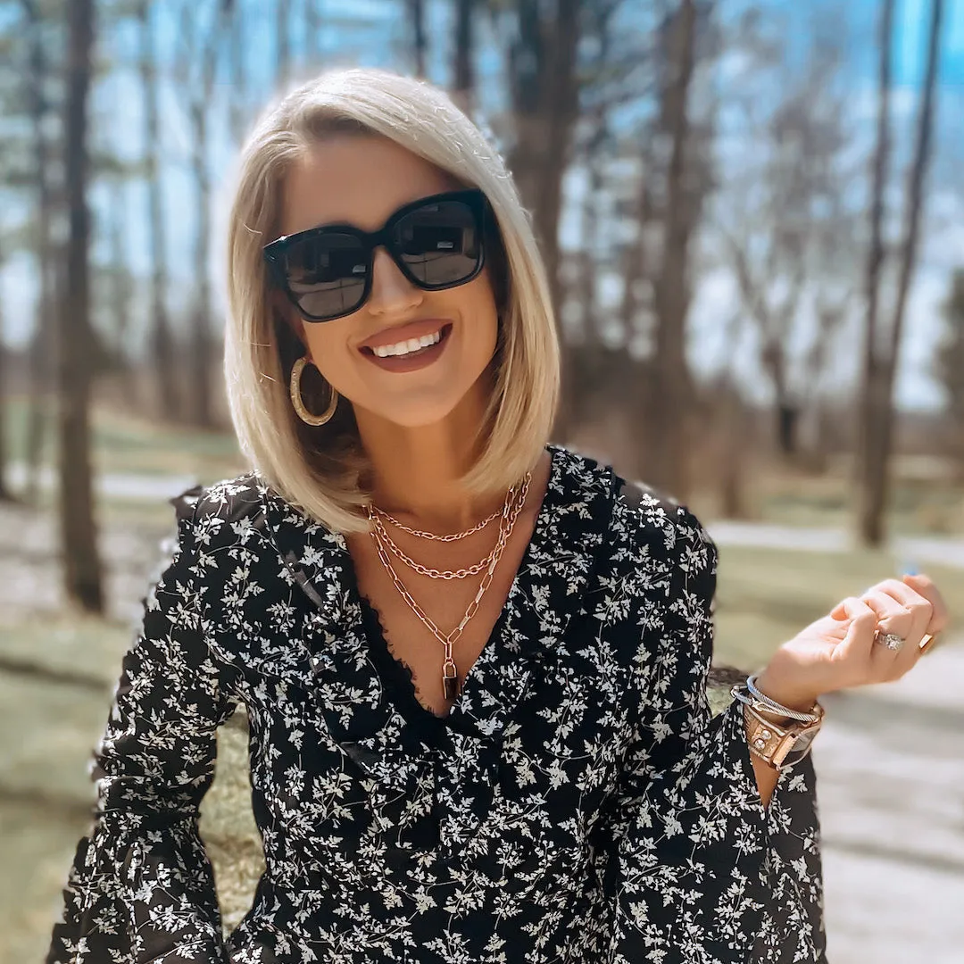 BELLA - BLACK   GREY   POLARIZED SUNGLASSES