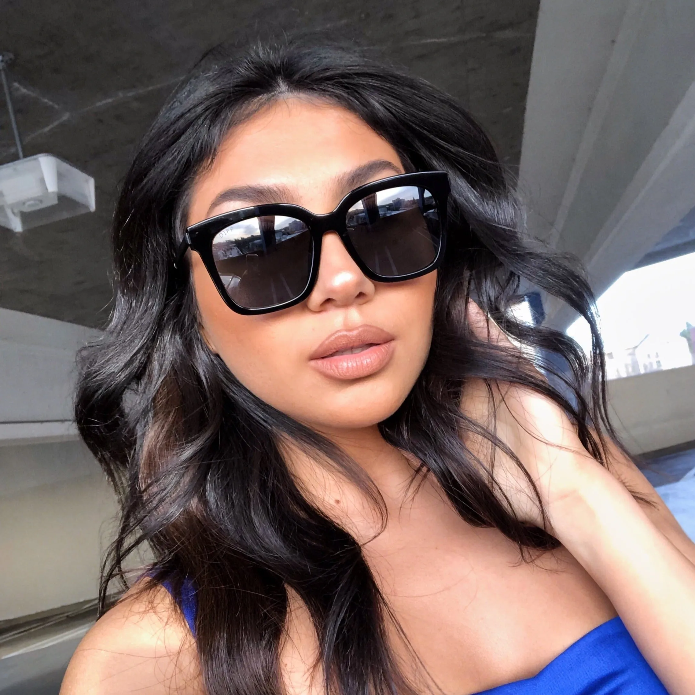 BELLA - BLACK   GREY   POLARIZED SUNGLASSES