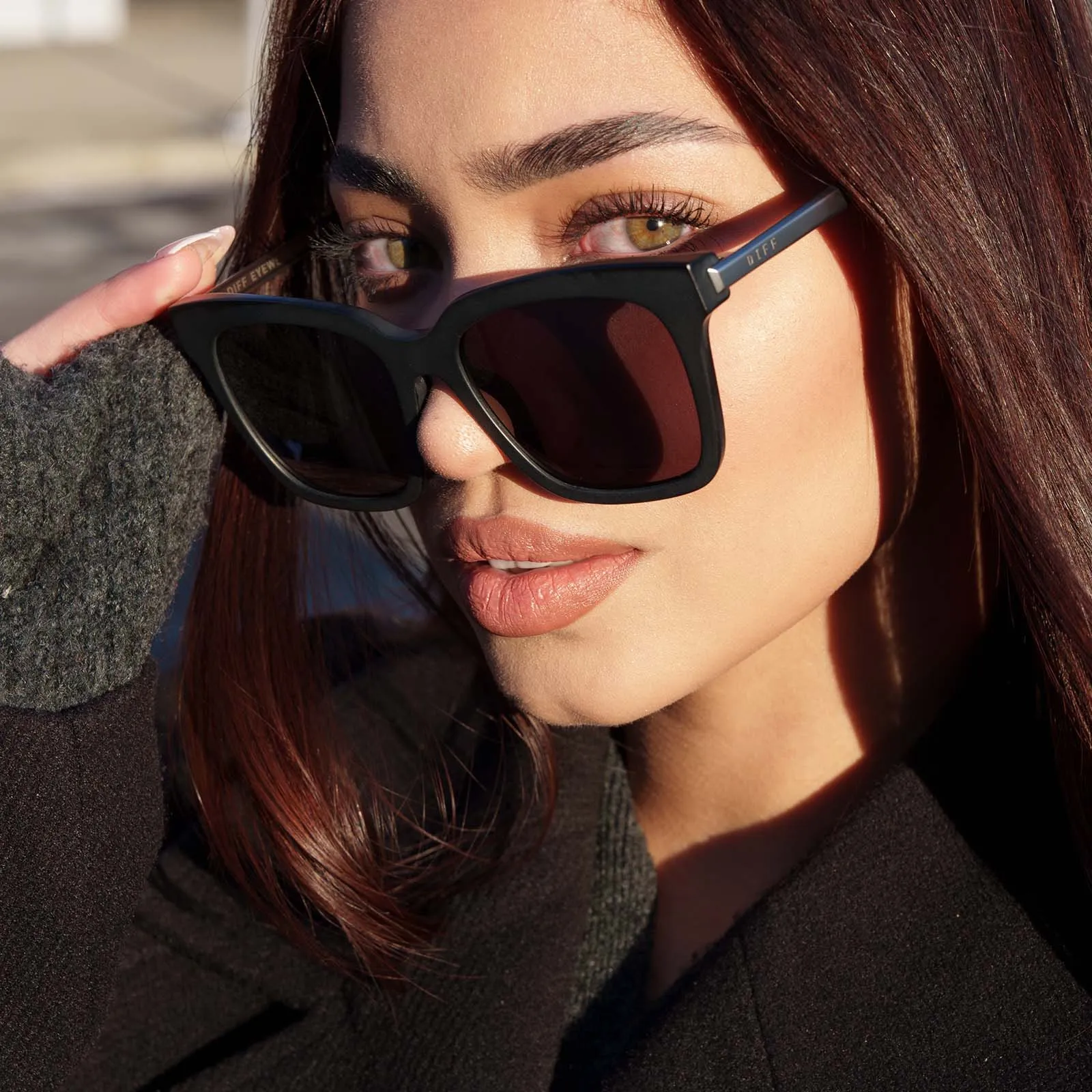BELLA - BLACK   GREY   POLARIZED SUNGLASSES