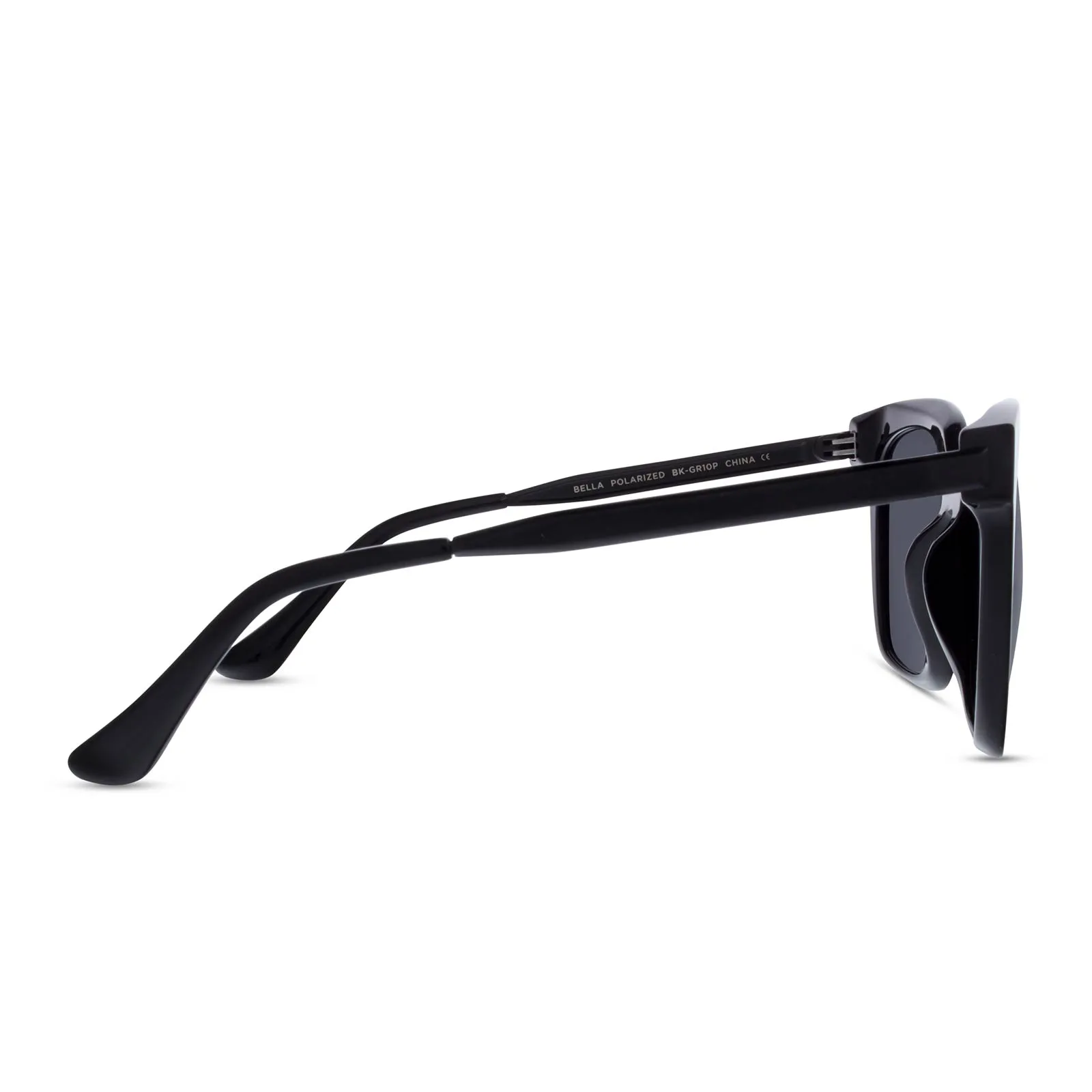 BELLA - BLACK   GREY   POLARIZED SUNGLASSES