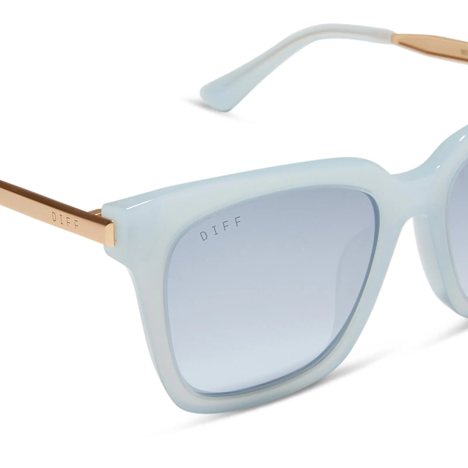 BELLA - BLUE DUST   BLUE GRADIENT FLASH SUNGLASSES