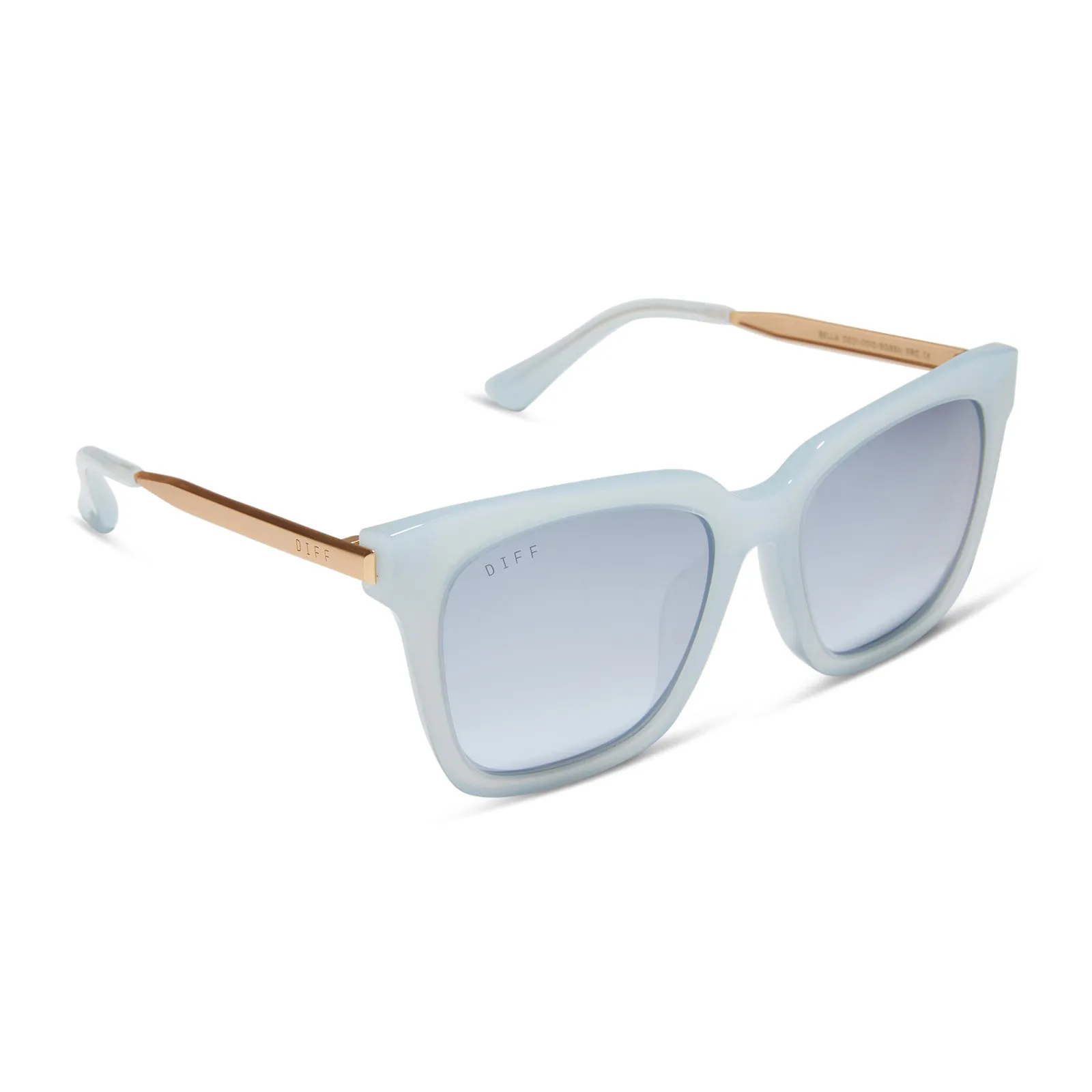 BELLA - BLUE DUST   BLUE GRADIENT FLASH SUNGLASSES