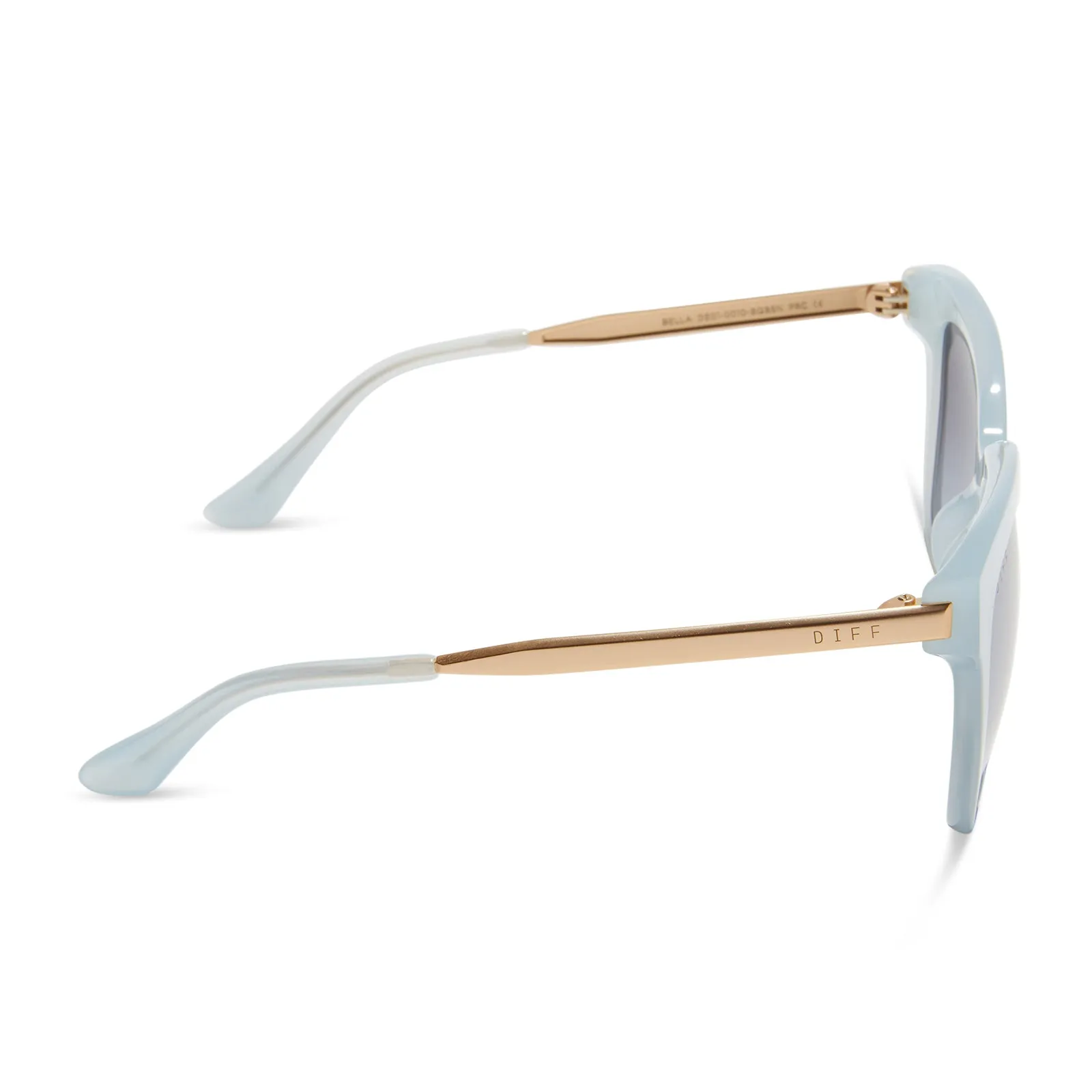 BELLA - BLUE DUST   BLUE GRADIENT FLASH SUNGLASSES
