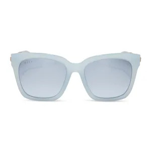 BELLA - BLUE DUST   BLUE GRADIENT FLASH SUNGLASSES