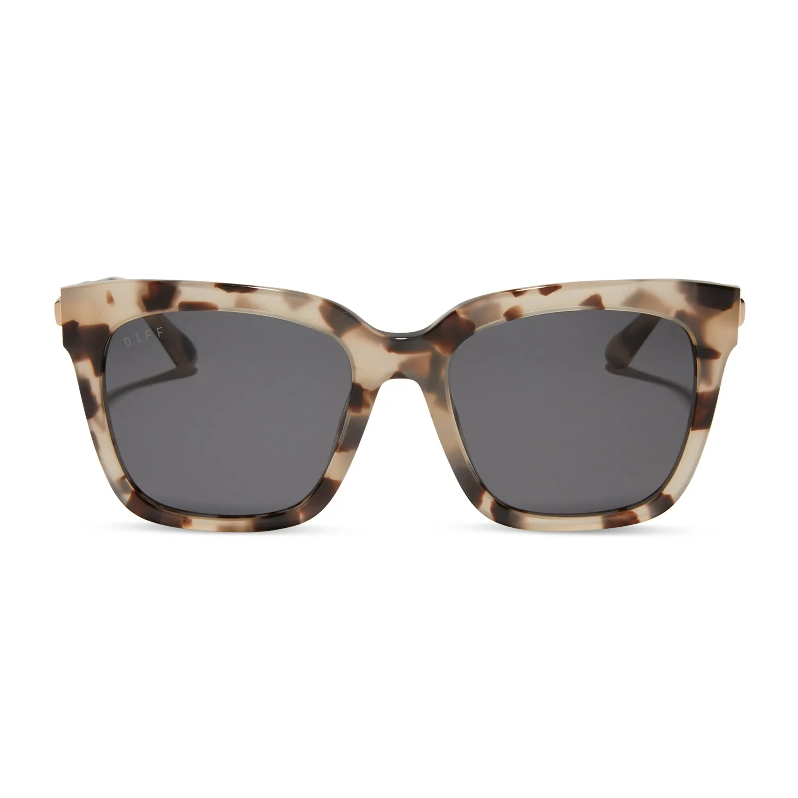 BELLA - CREAM TORTOISE   GREY SUNGLASSES
