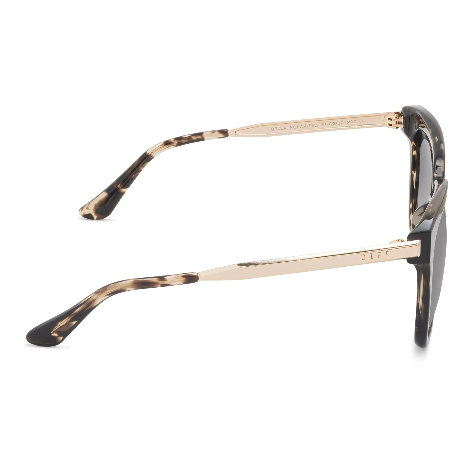 BELLA - ESPRESSO TORTOISE   GREY GRADIENT   POLARIZED SUNGLASSES