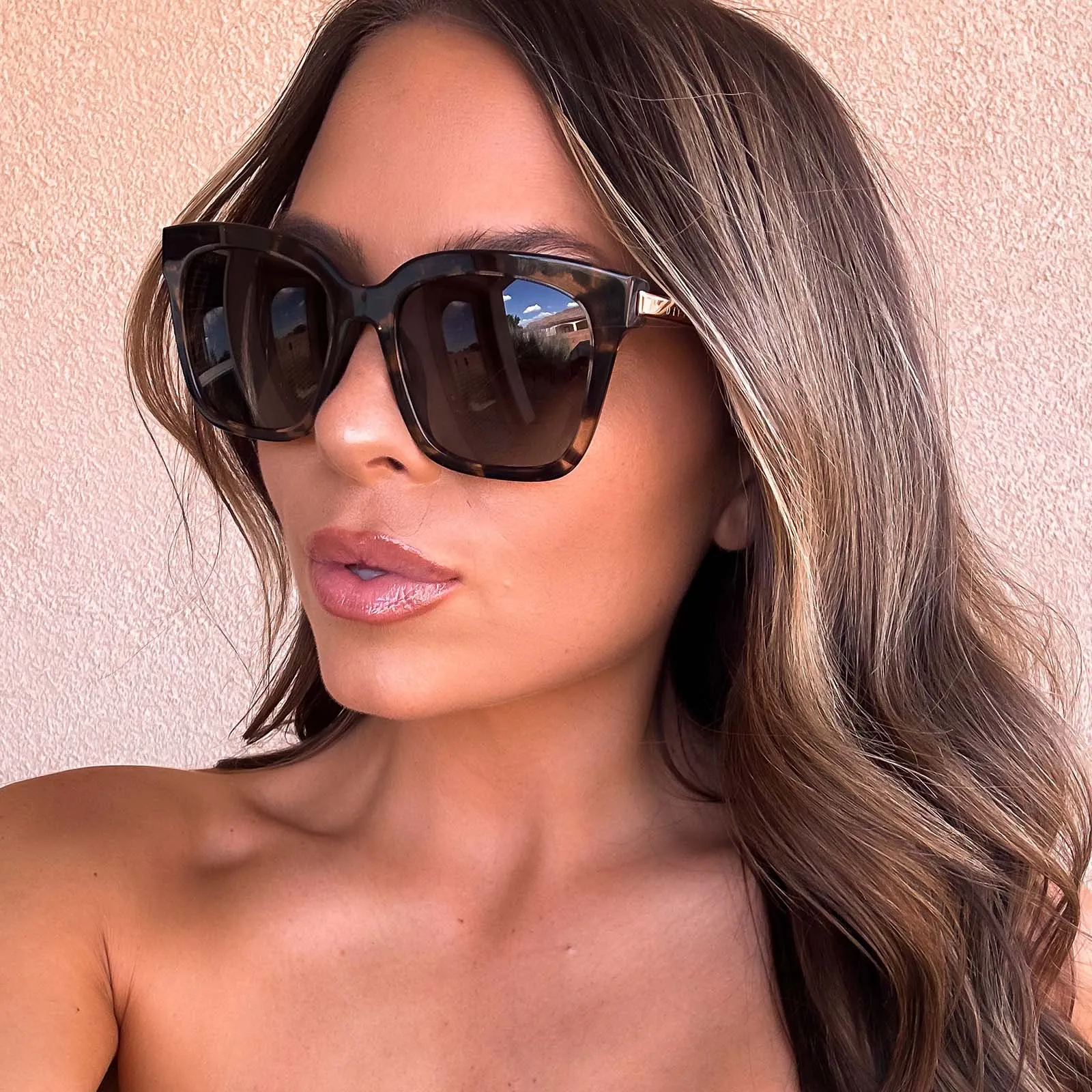 BELLA - ESPRESSO TORTOISE   GREY GRADIENT   POLARIZED SUNGLASSES