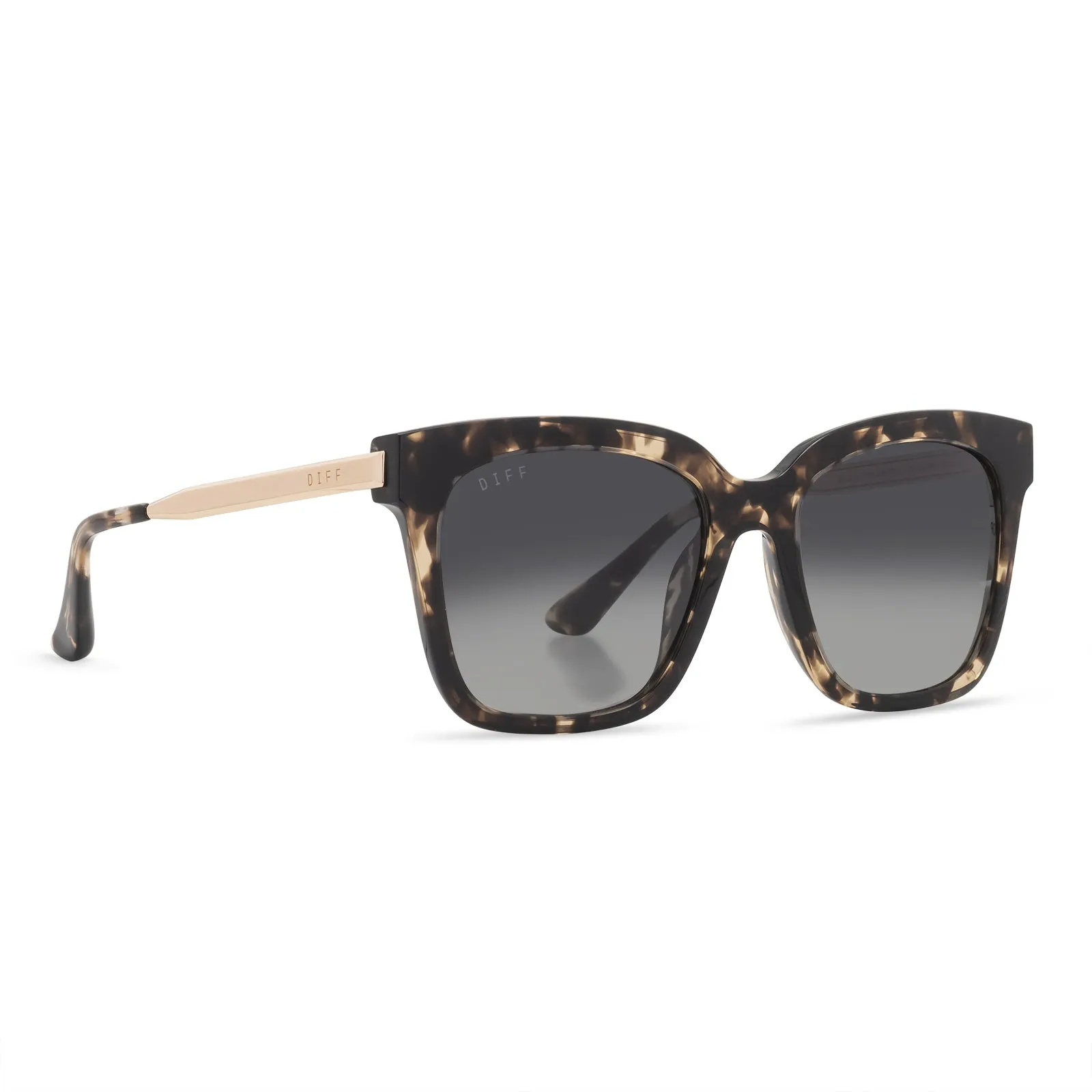 BELLA - ESPRESSO TORTOISE   GREY GRADIENT   POLARIZED SUNGLASSES