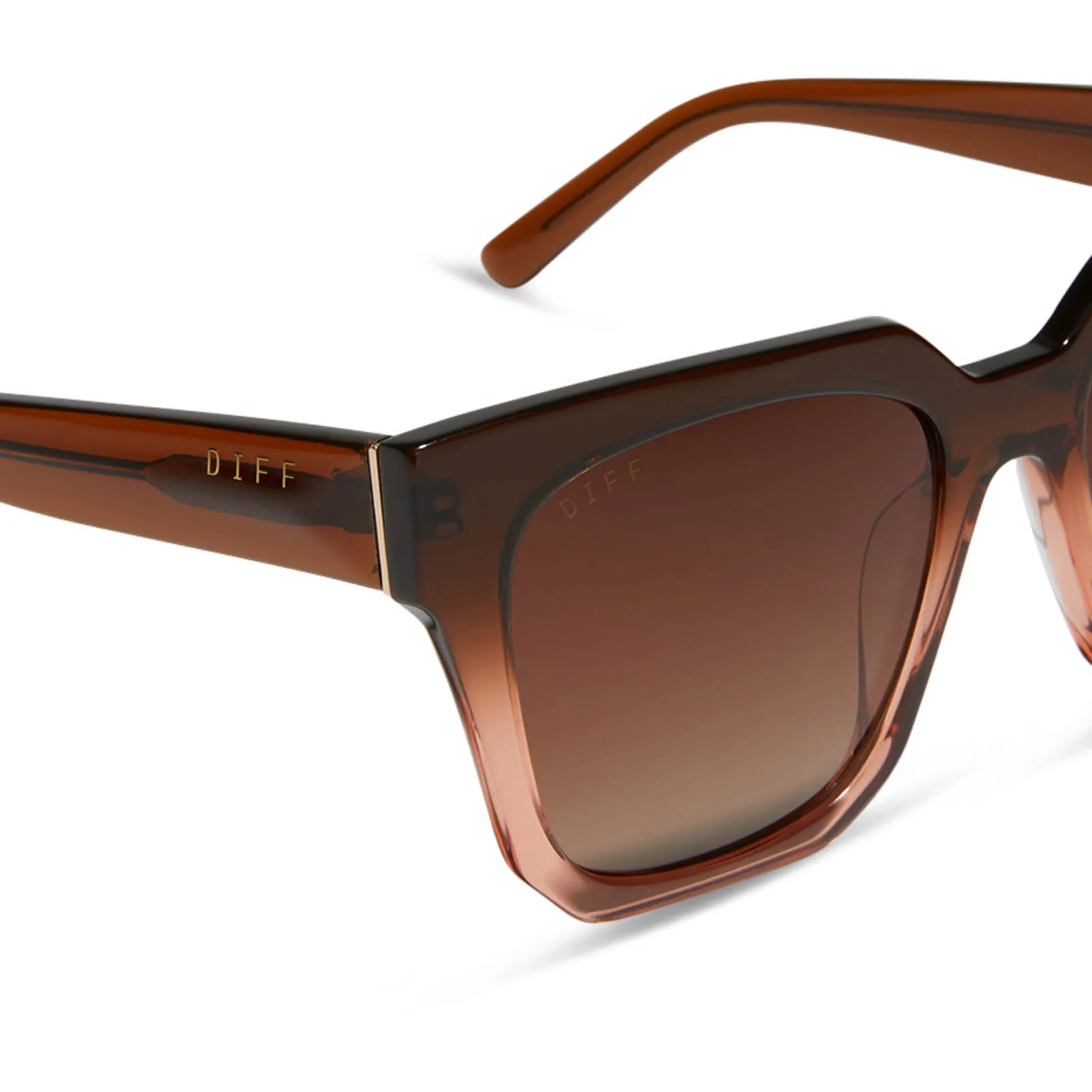 BELLA II - TAUPE OMBRE CRYSTAL   BROWN GRADIENT   POLARIZED SUNGLASSES
