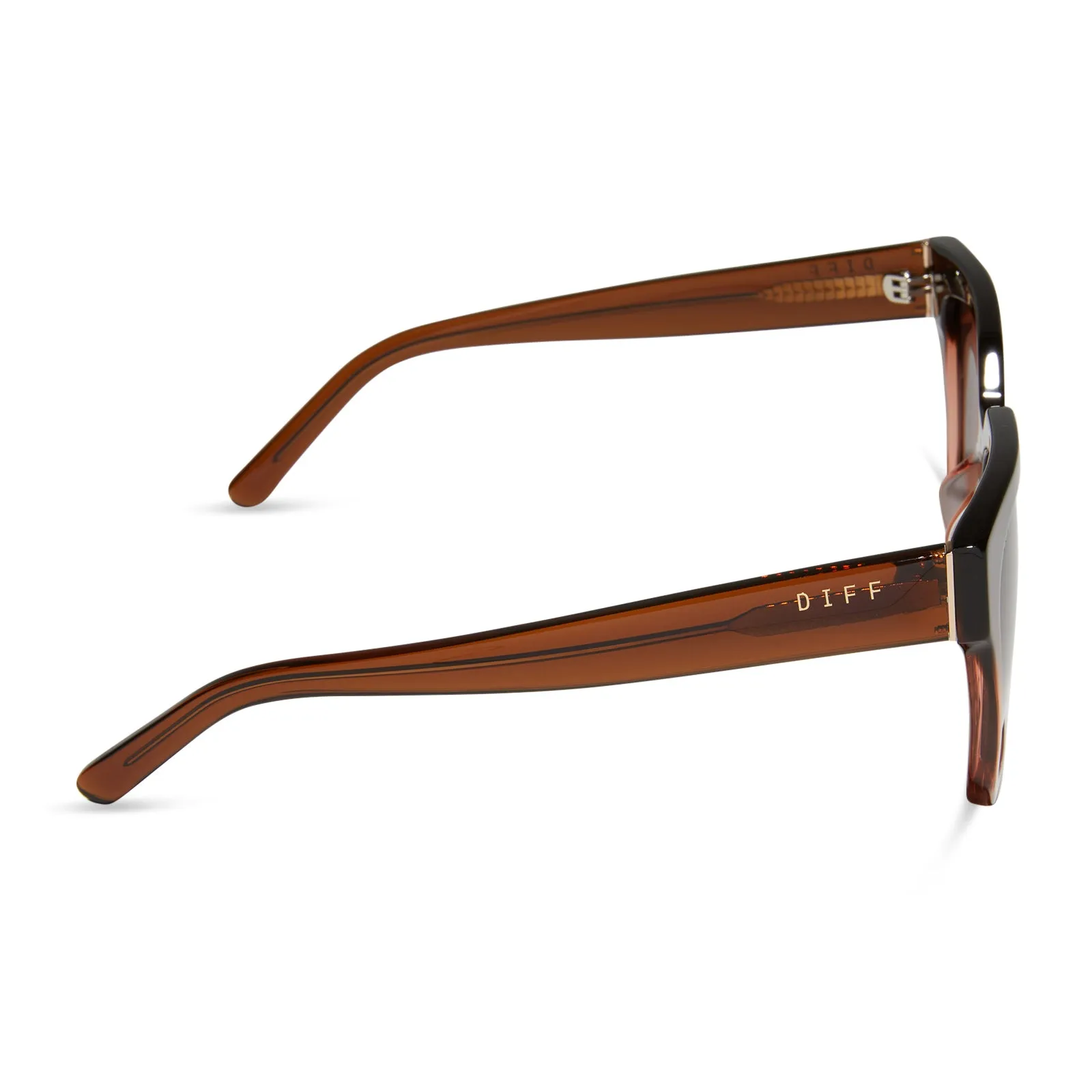 BELLA II - TAUPE OMBRE CRYSTAL   BROWN GRADIENT   POLARIZED SUNGLASSES