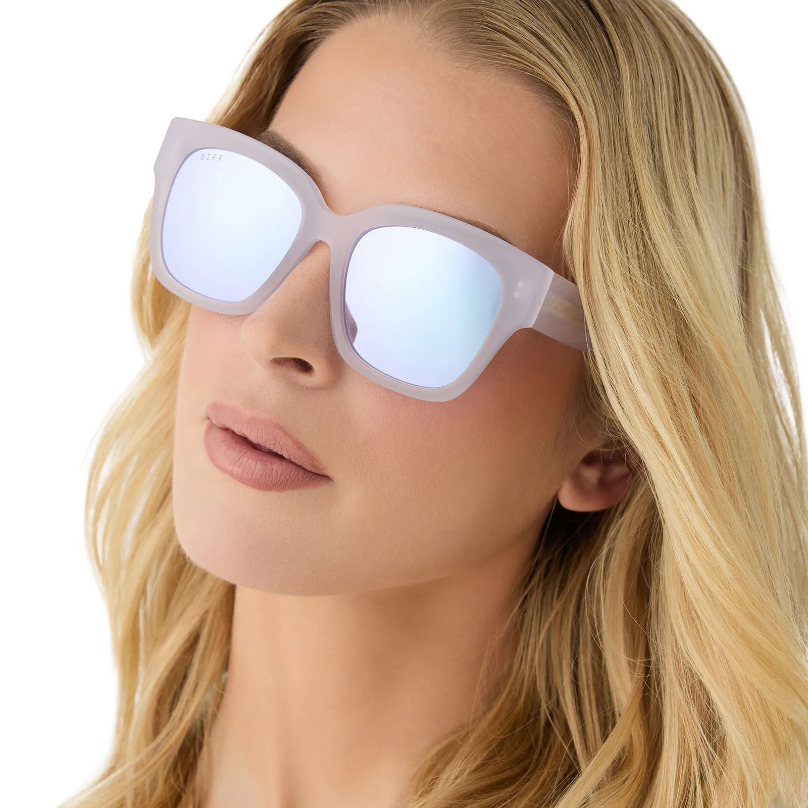 BELLA II - THISTLE   LAVENDER MIRROR SUNGLASSES