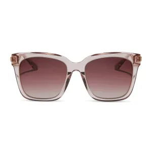 BELLA - LIGHT PINK CRYSTAL   WINE GRADIENT SUNGLASSES