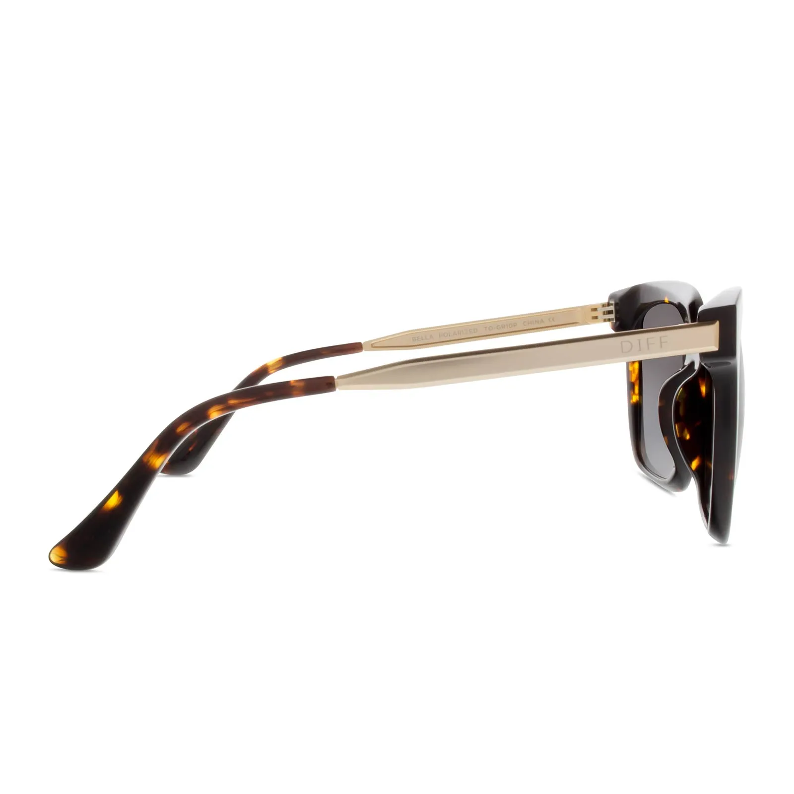 BELLA - TORTOISE   GREY   POLARIZED SUNGLASSES