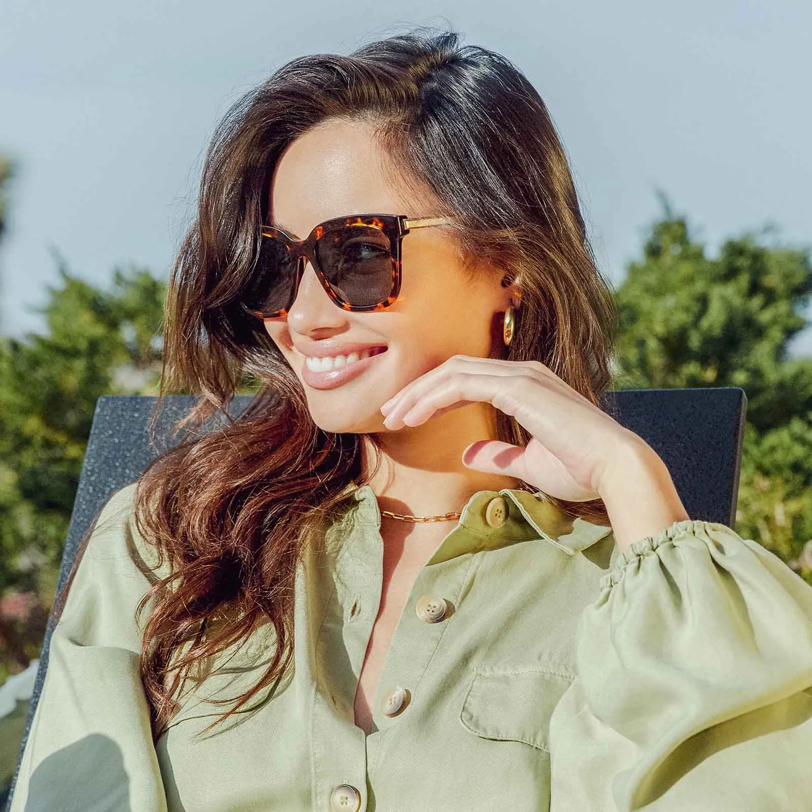 BELLA - TORTOISE   GREY   POLARIZED SUNGLASSES