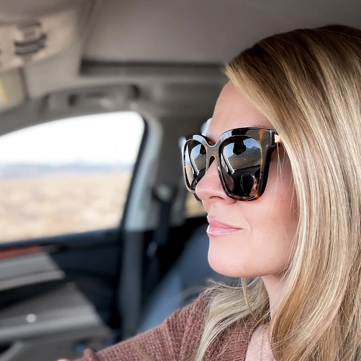 BELLA - TORTOISE   GREY   POLARIZED SUNGLASSES