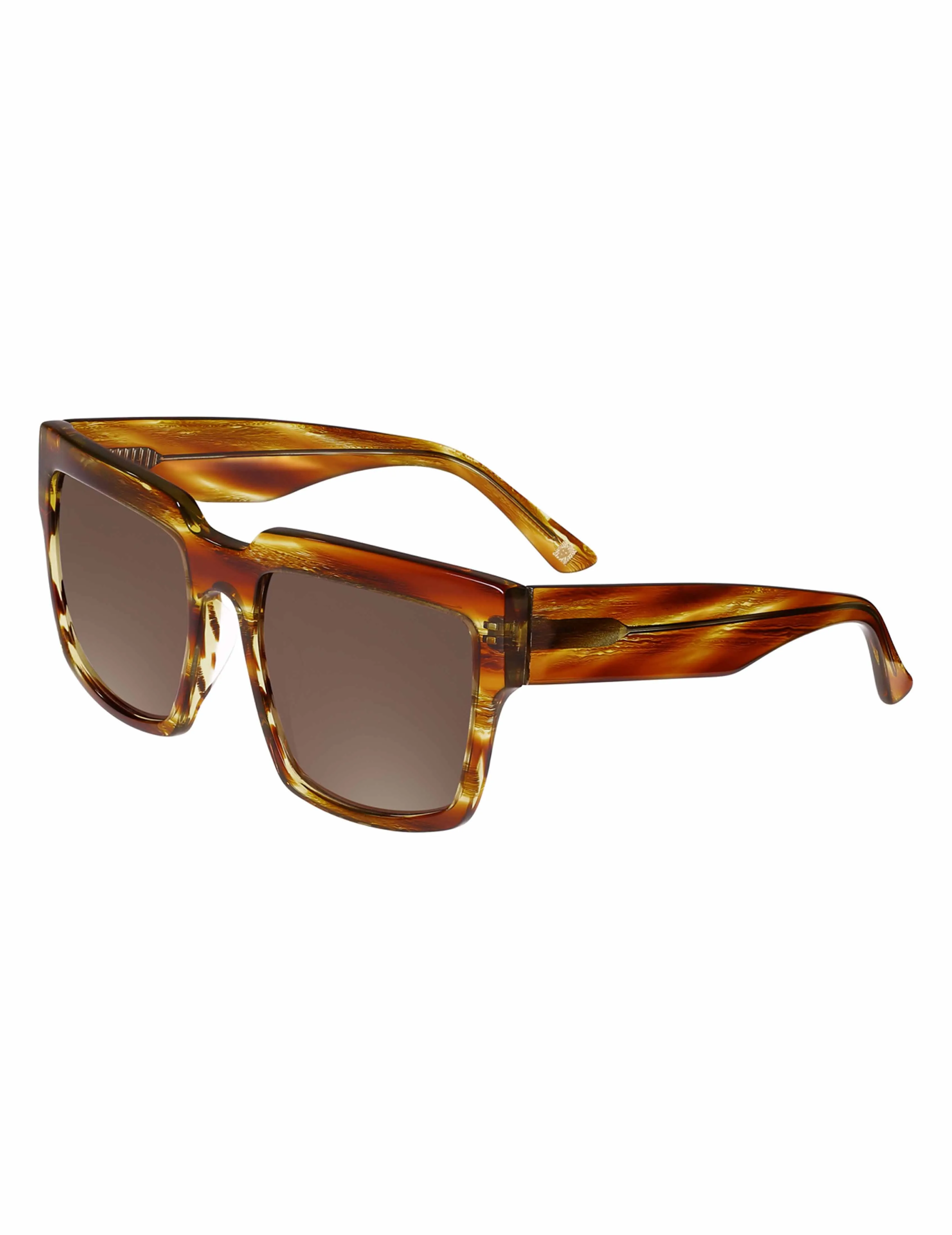 Blonde Horn Oversized Square Sunglasses