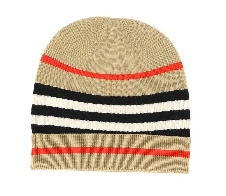 Burberry Kids Icon Striped Beanie
