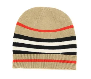 Burberry Kids Icon Striped Beanie