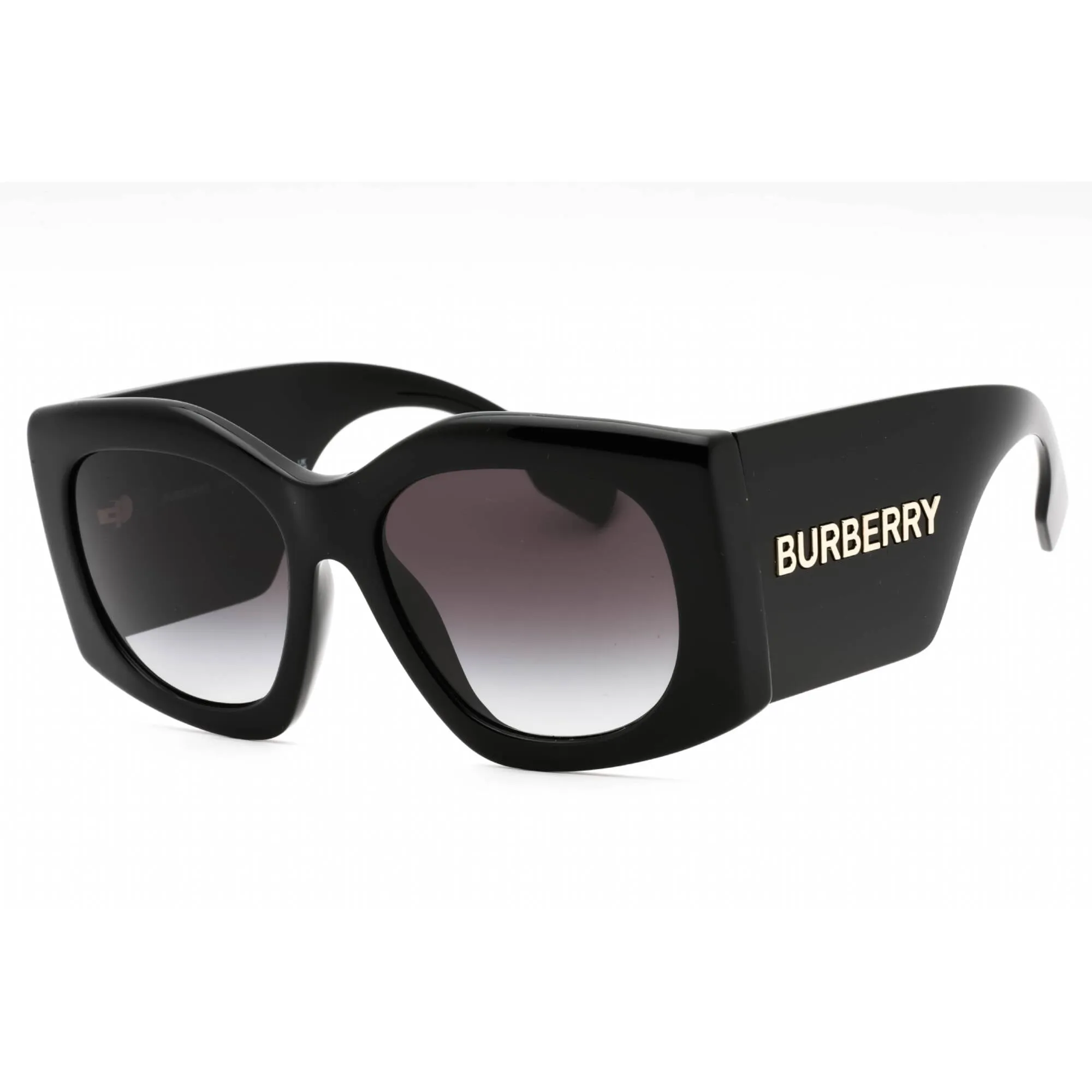 Burberry Women's Sunglasses - Black Plastic Oversized Full Rim Frame | 0BE4388U 30018G