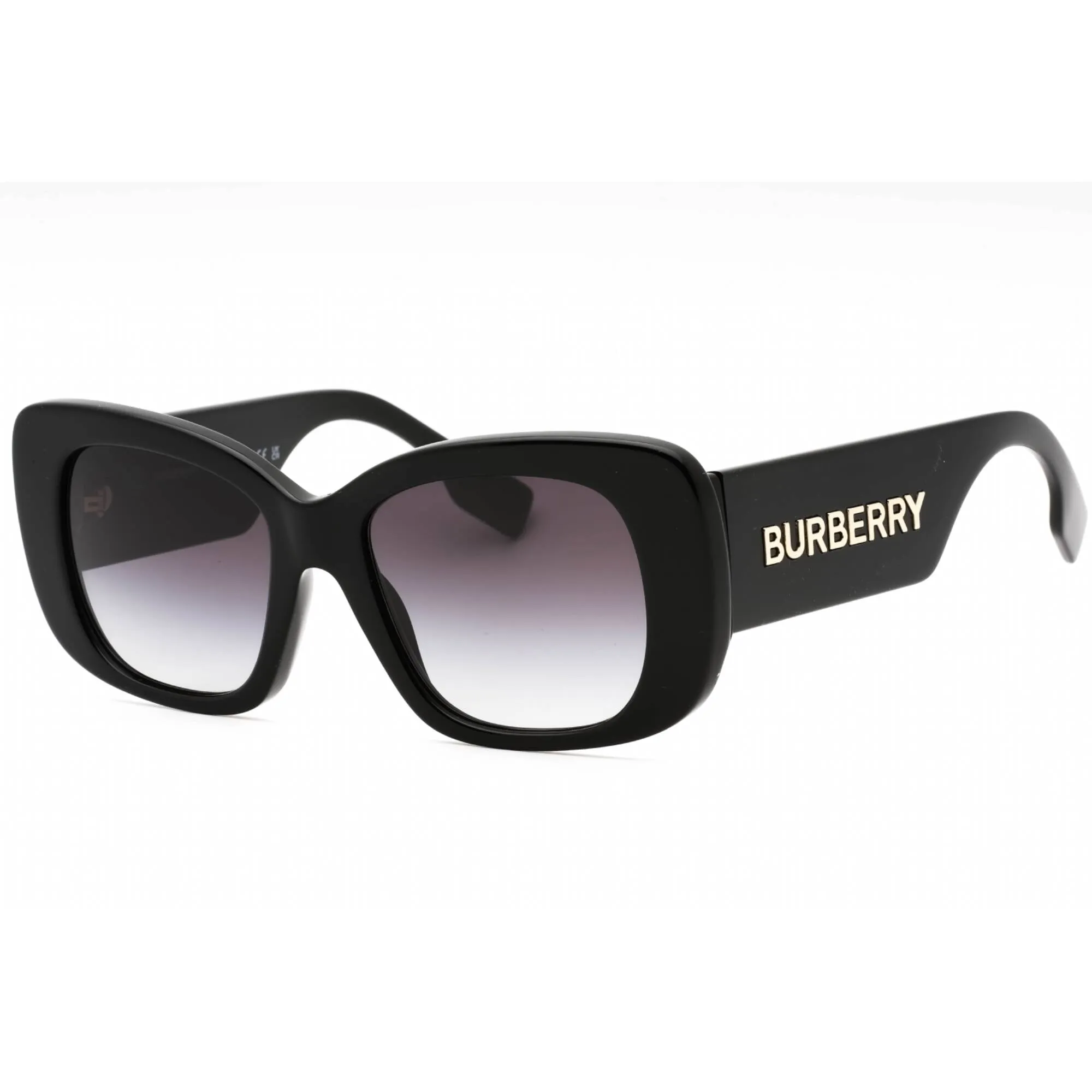 Burberry Women's Sunglasses - Black Plastic Oversized Full Rim Frame | 0BE4410 30018G
